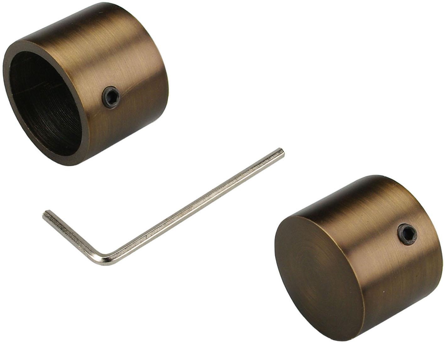 Liedeco Gardinenstange »CELKEGEL01SG2L« Ø 25 mm 2 läufig-läufig Fixmass 2-läufig im Fixmass Ø 25 mm