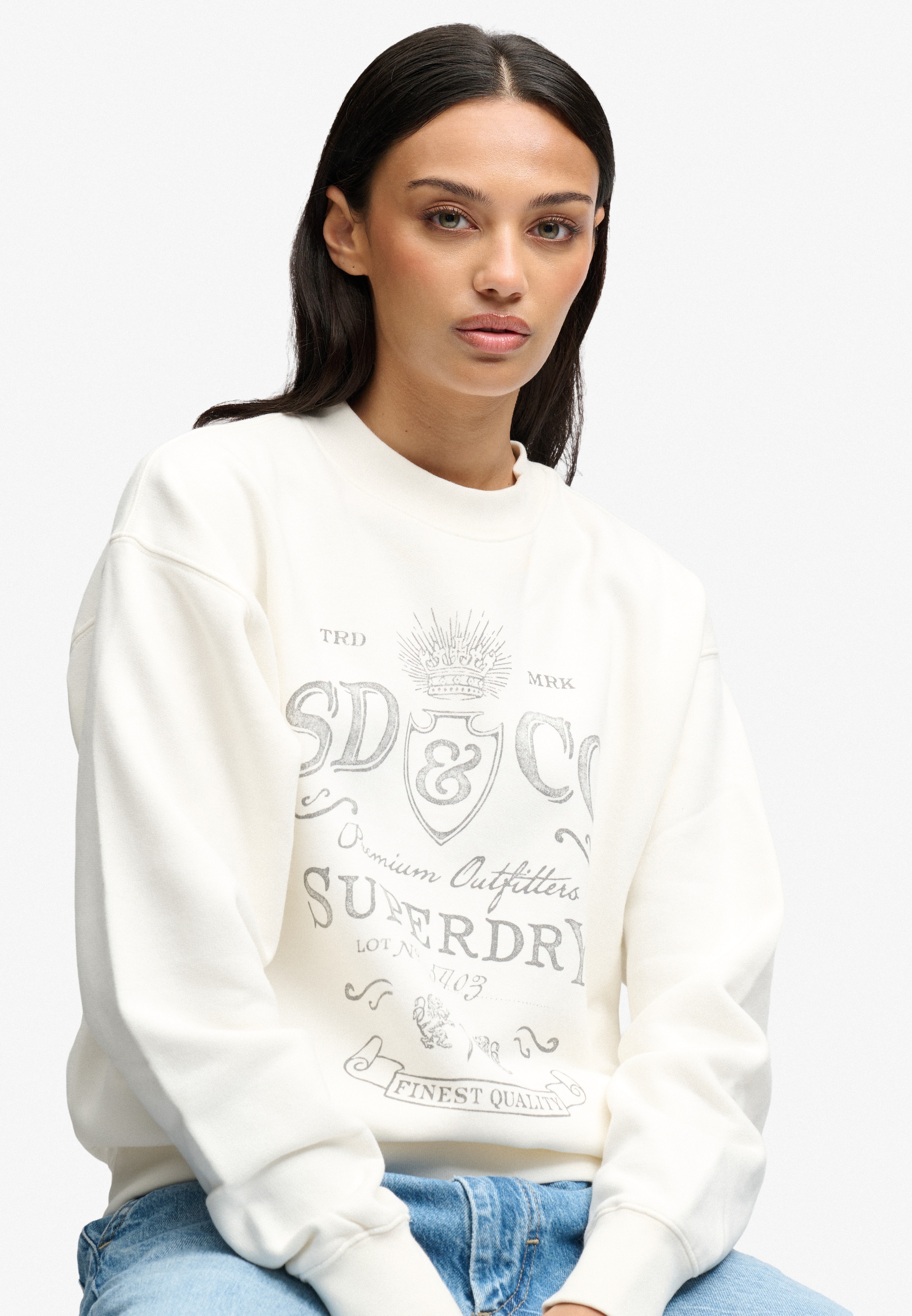 Superdry Sweat-shirt »VINTAGE WORKWEAR CREW«, Baumwollmischung, relaxed fit
