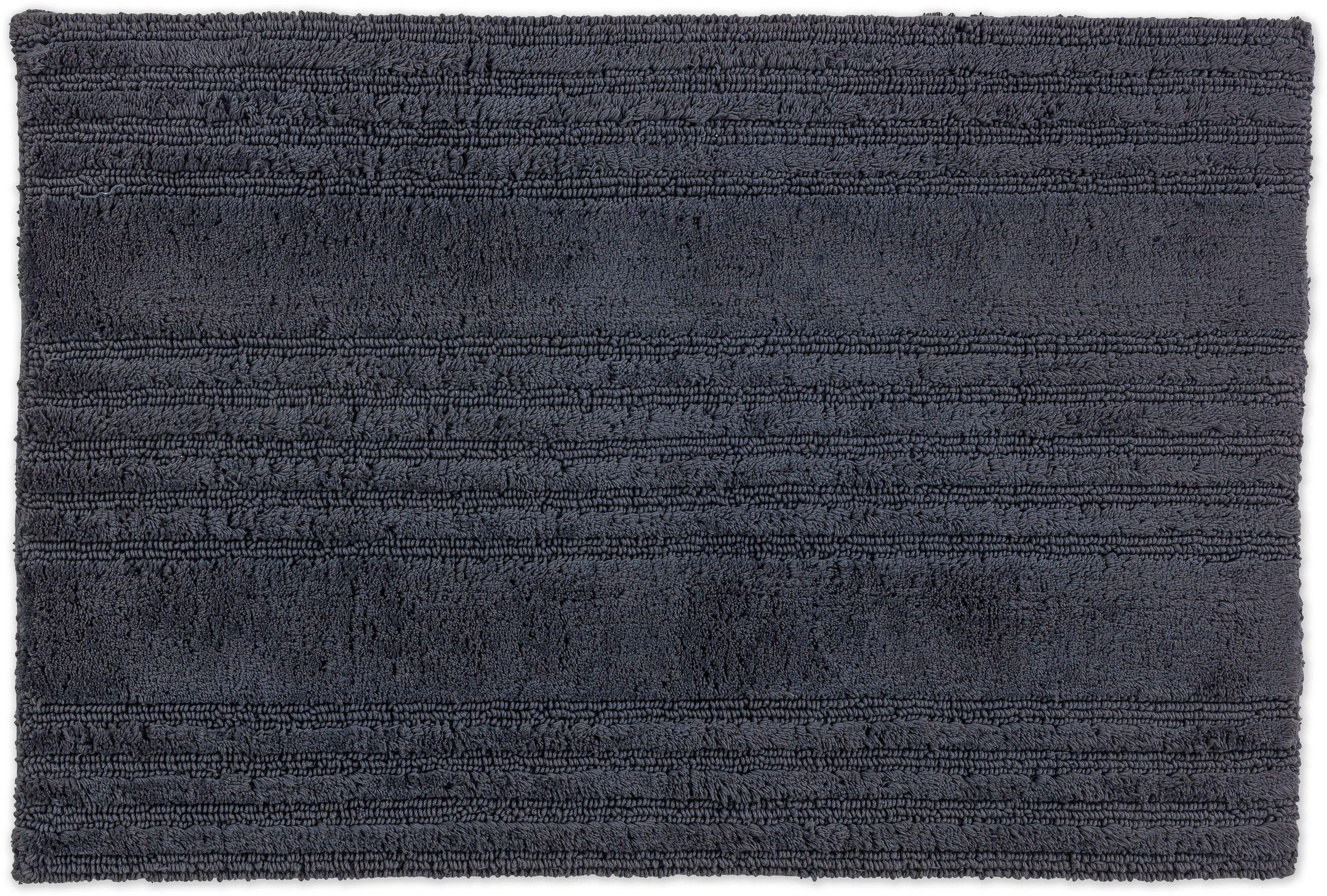 SCHÖNER WOHNEN-Kollektion Badematte »Bahamas  Streifen« Höhe 30 mm beidseitig nutzbar | fussbodenheizungsgeeignet waschbar, Streifen Design, Badezimmerteppich, Baumwolle