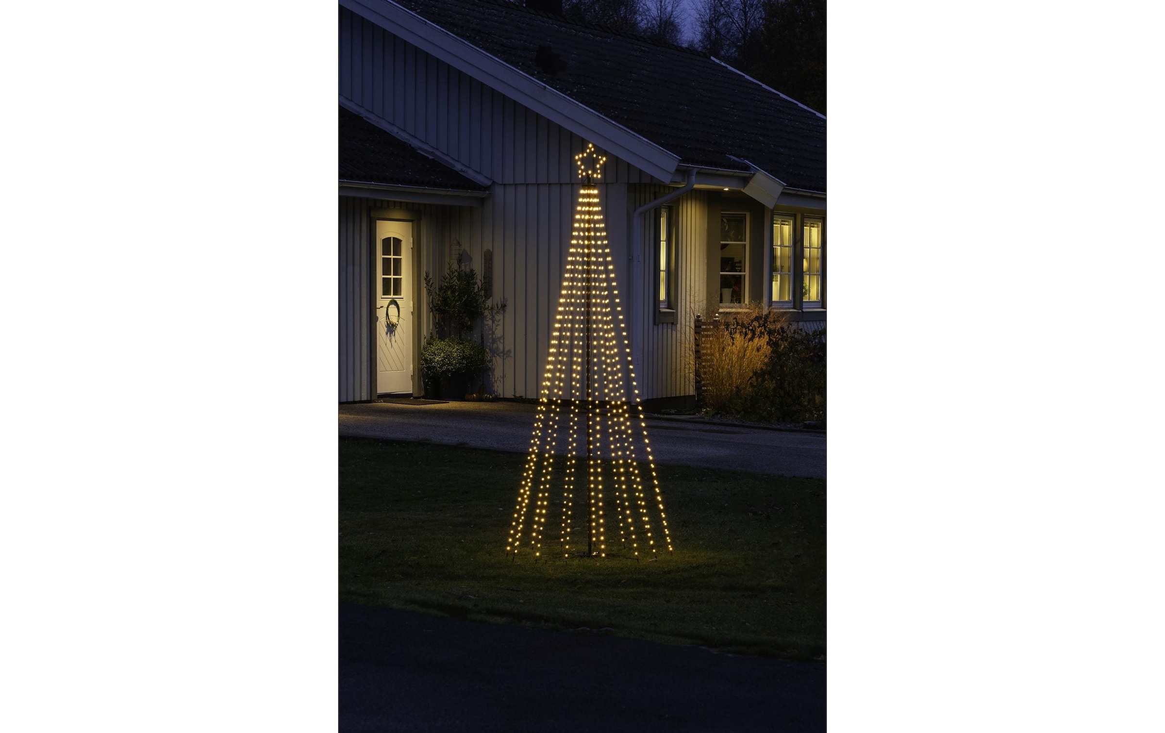 KONSTSMIDE LED Baum »LED Tannenbaum mit Stern« bernsteinfarben