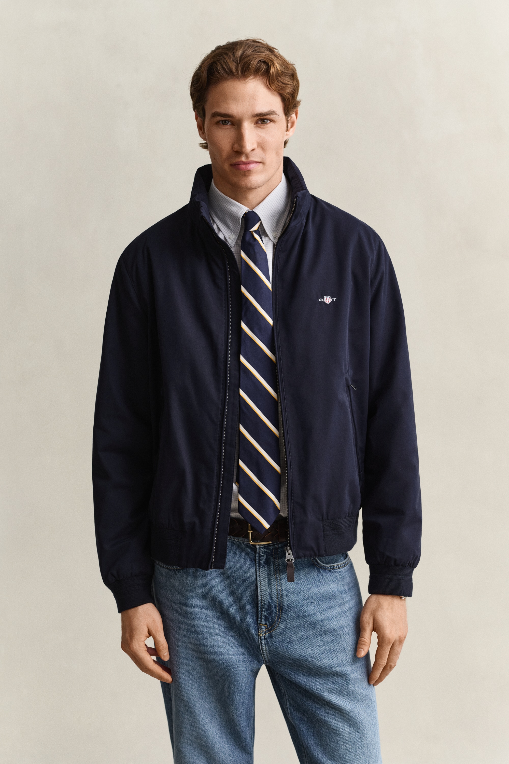 Gant Veste bomber »HAMPSHIRE JACKET« sans capuche coupe régulière avec poches zippées