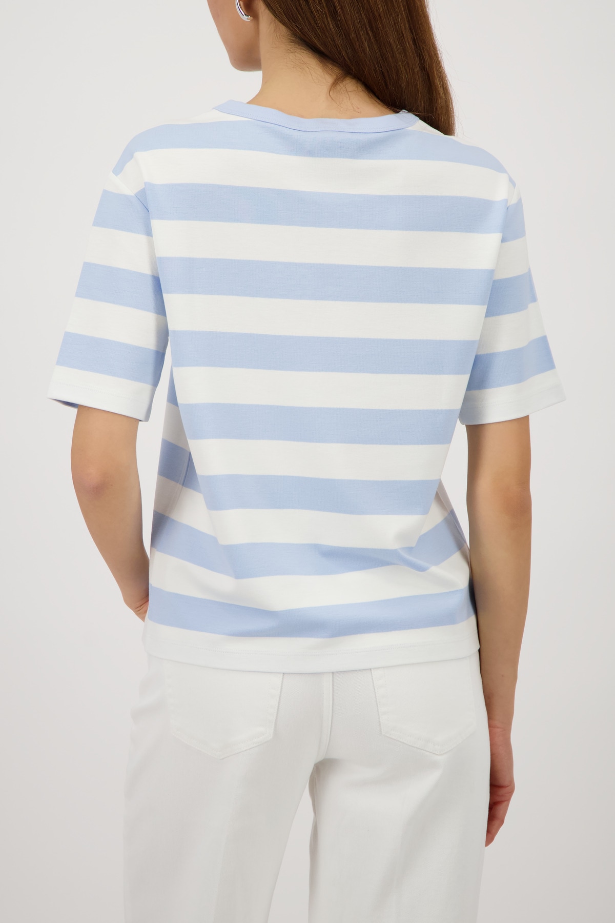 Monari Sweatshirt »Sweatshirt Basic Ringel«, Regular fit mit Streifen
