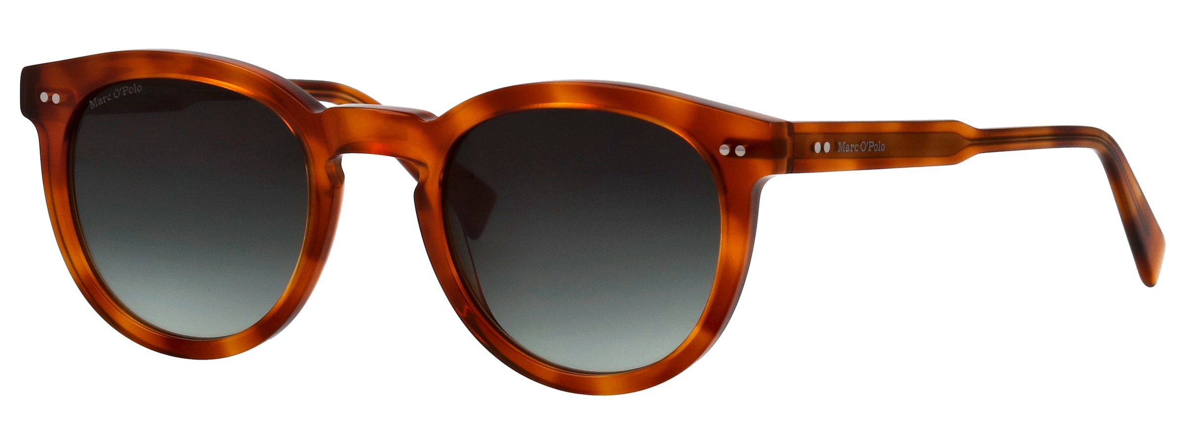 Marc O'Polo Lunettes de soleil »Modell 506238« Form Panto, Logoschriftzug auf Bügel, Kunststofffassung