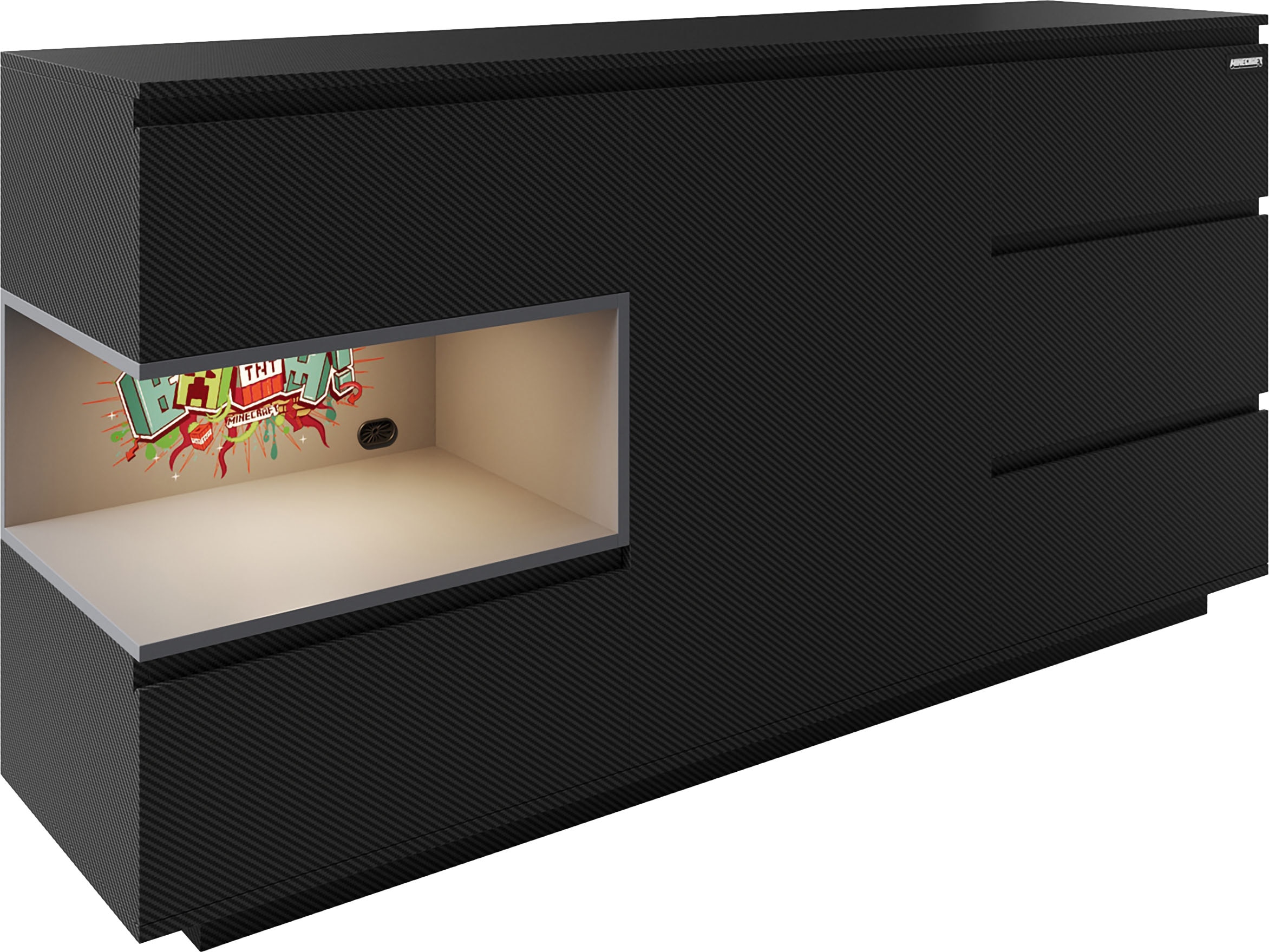 Phoenix Commode »Minecraft Sideboard« avec éclairage