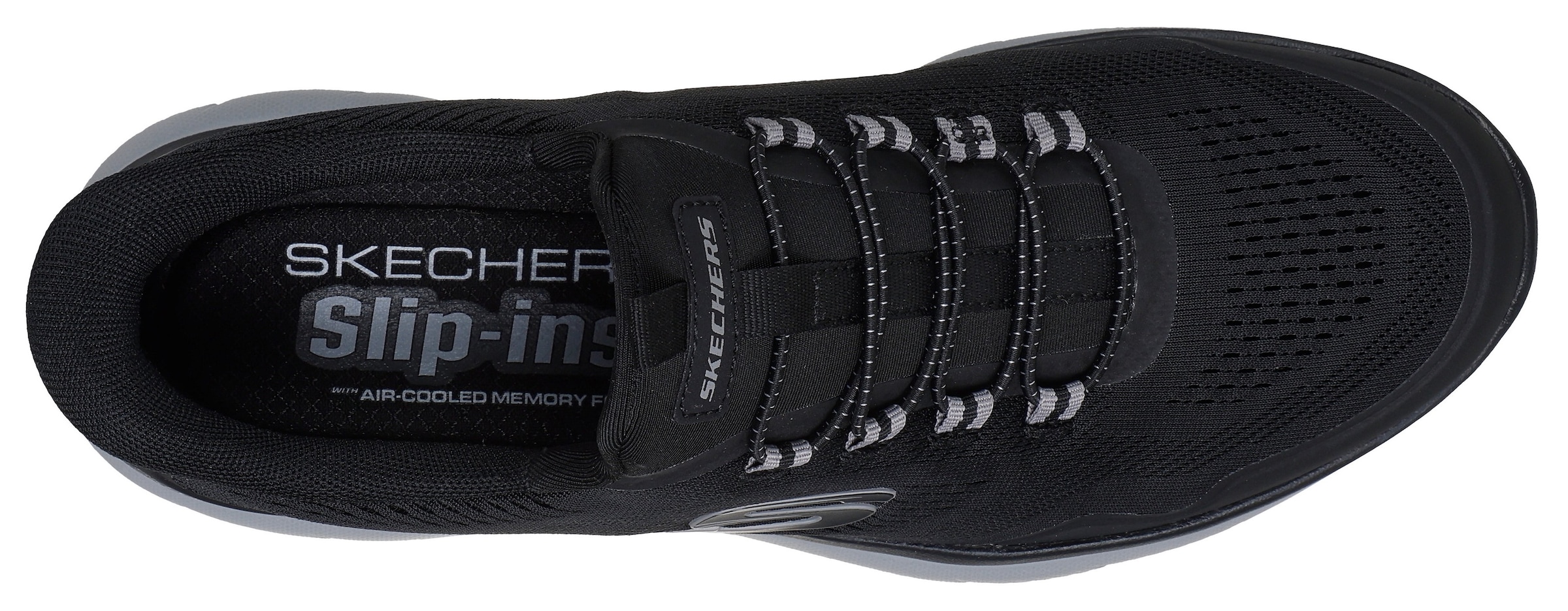Skechers Baskets slip-on »SUMMITS«  chaussure de loisirs, chaussure à lacets avec mousse à mémoire de forme