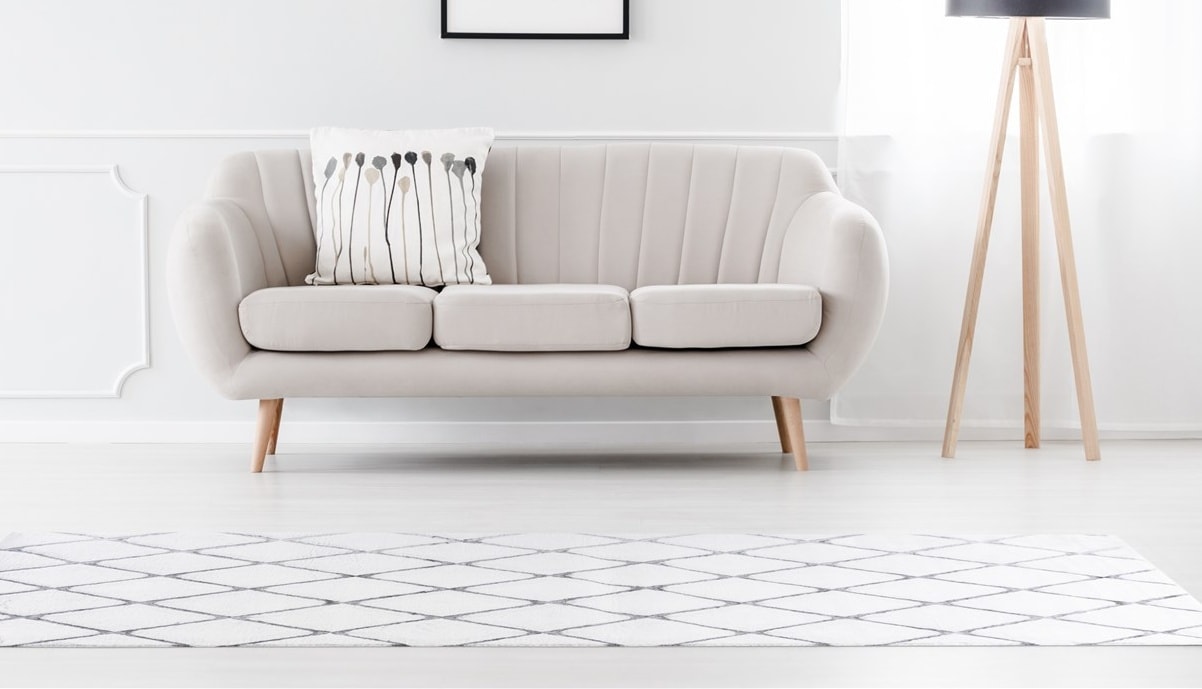 calo-deluxe Tapis »Jardan-2000« Rectangulaire 20 mm Höhe besonders weich durch Microfaser, Rauten-Design