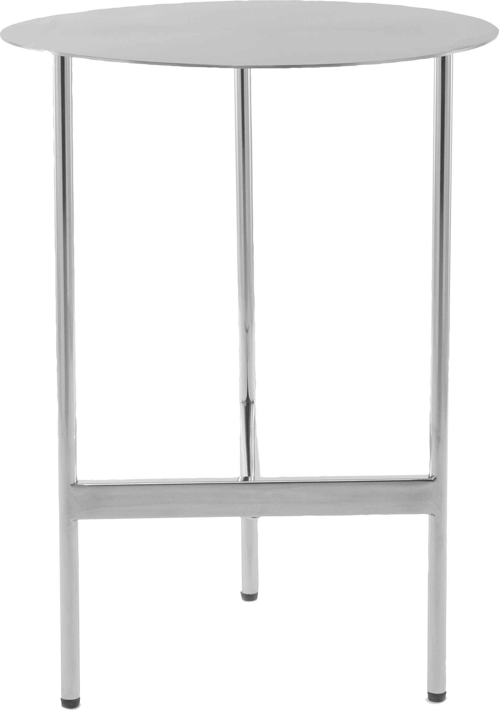 Kayoom Table d'appoint »Pema, Minimalistisches Design, Passt zu jedem Einrichtungsstil« 1 cuis tlg. minimalistisches Gestelldesign aus Edelstahl, runde Ablagefläche