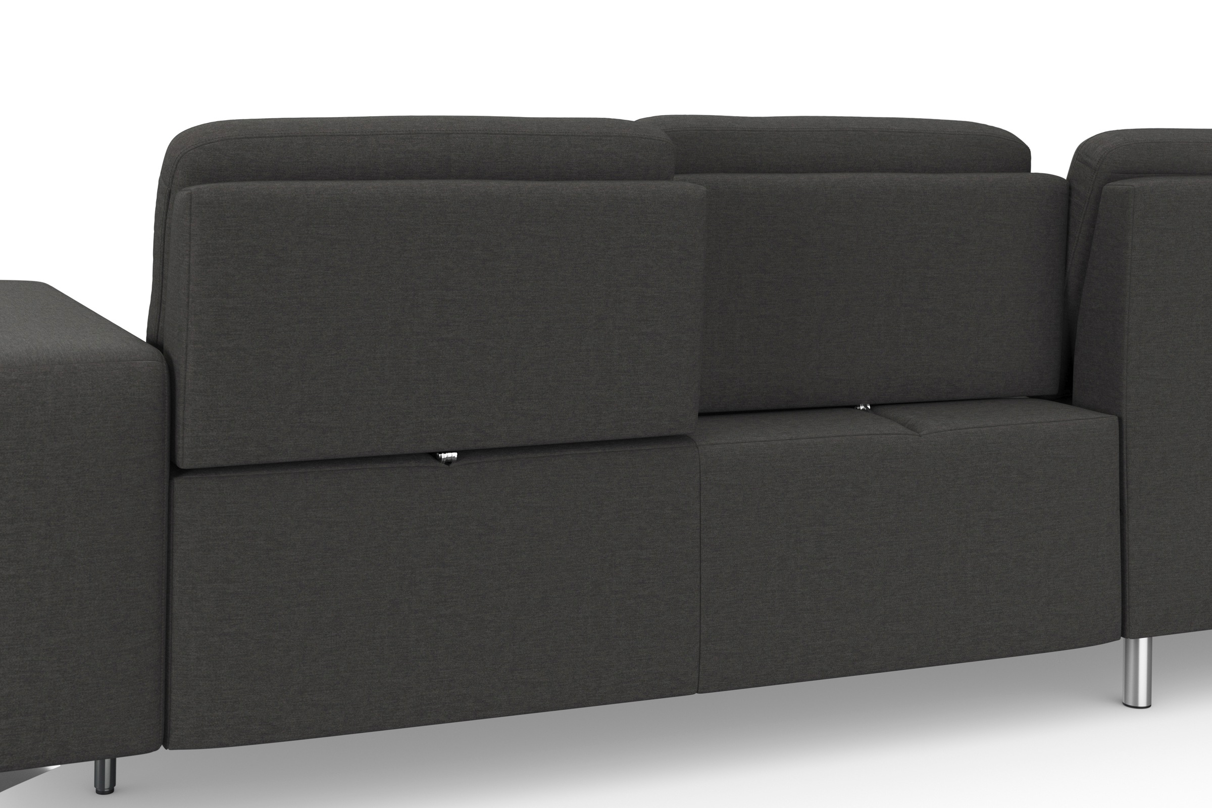 sit&more Ecksofa »Baviene L-Form« inklusive Sitztiefenverstellung und Federkern, wahlweise Bettfunktion