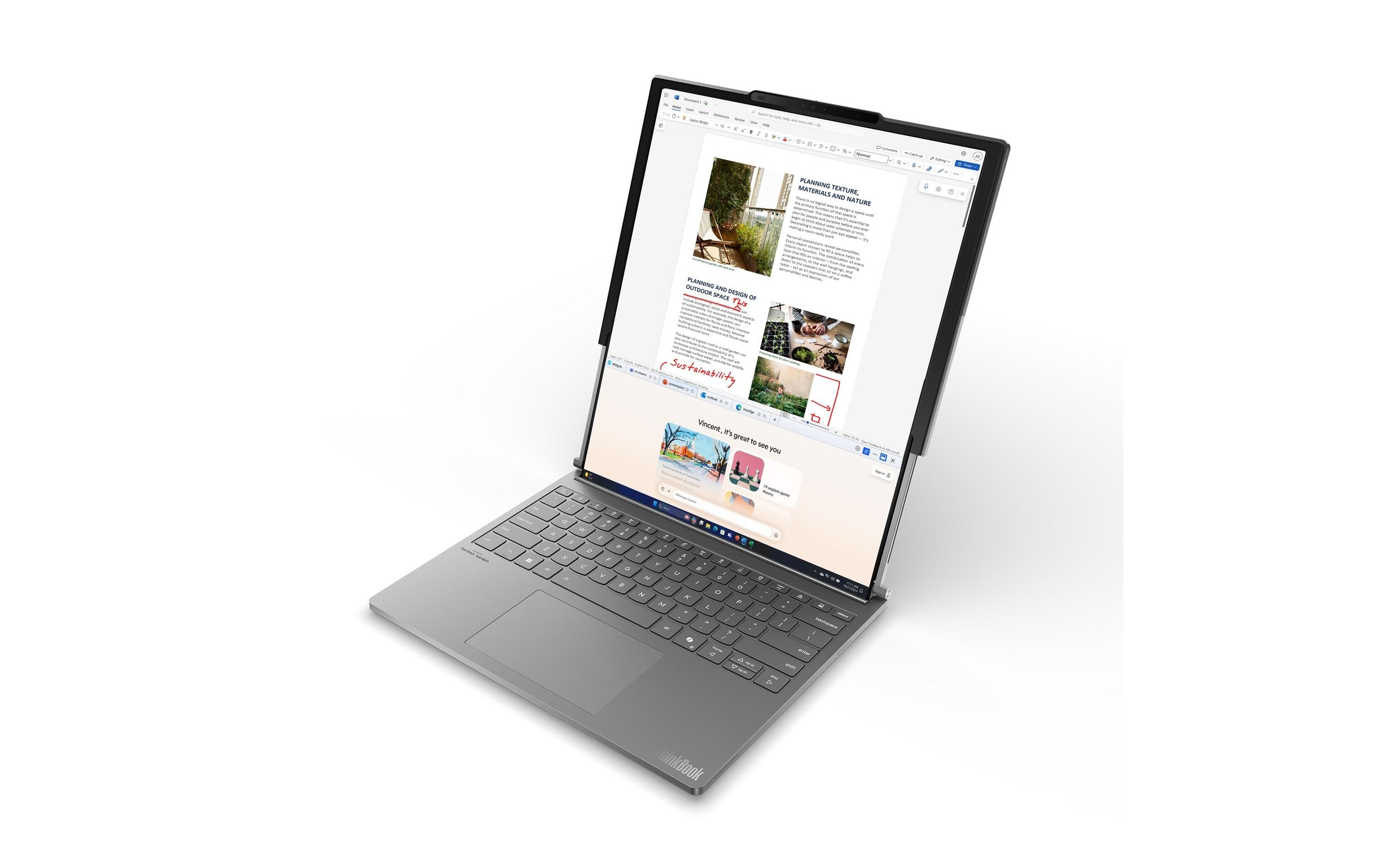 Lenovo Ordinateur portable »Plus G6 Rollable Copilot+ PC« / 16,7 ″ Intel Core Ultra 7