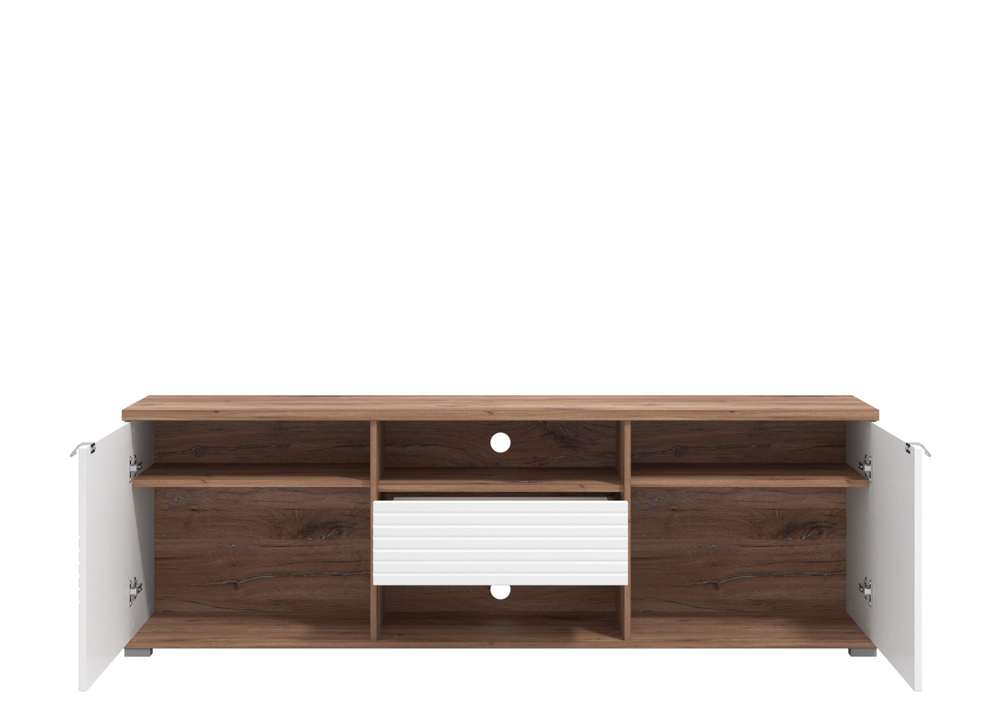 Home affaire Table basse »Grenoble TV-Lowboard, Breite 176 cm, TV-Schrank, TV-Ständer« TV-Kommode in trendigen Farben, mit viel Stauraum