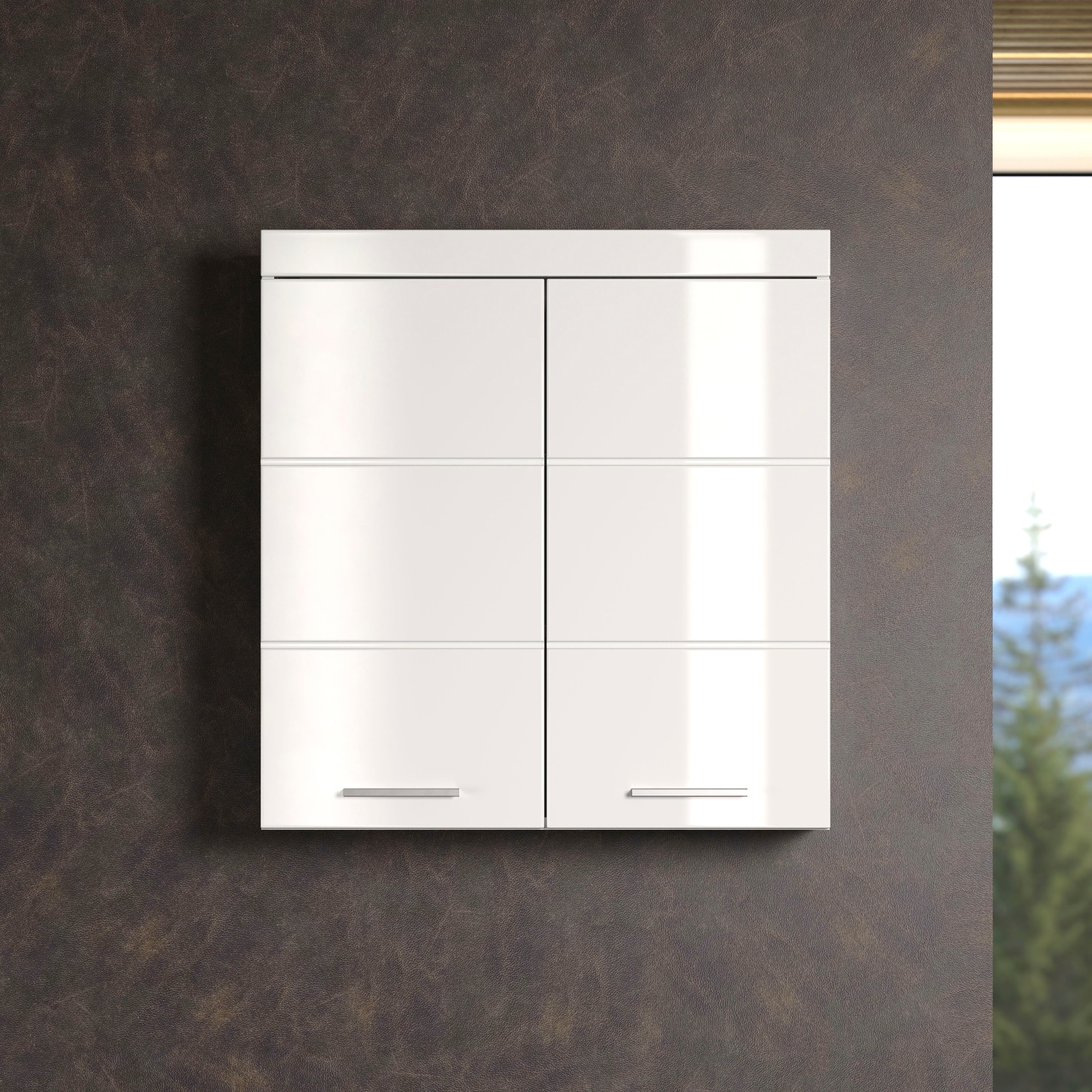 welltime Hängeschrank »Avena« Badschrank mit 1 Tür & 1 Boden - (B/T/H) 37/23/77 cm