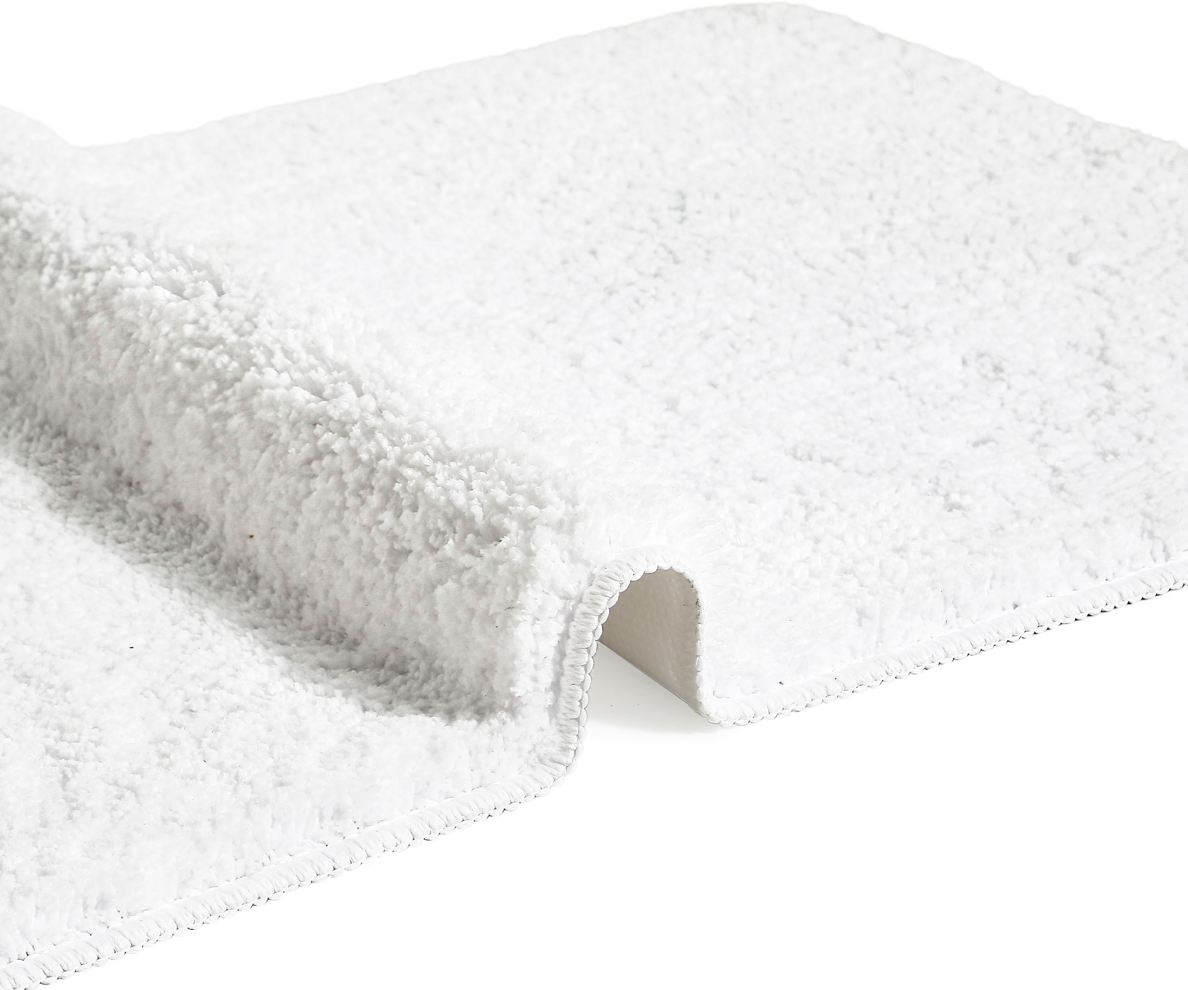 my home Badematte »Inga, Badezimmer Teppich, Badvorleger« Höhe 20 mm rutschhemmend beschichtet fussbodenheizungsgeeignet | schnell trocknend | strapazierfähig Badteppich, unifarben, weich, als halbrund und rechteckig erhältlich