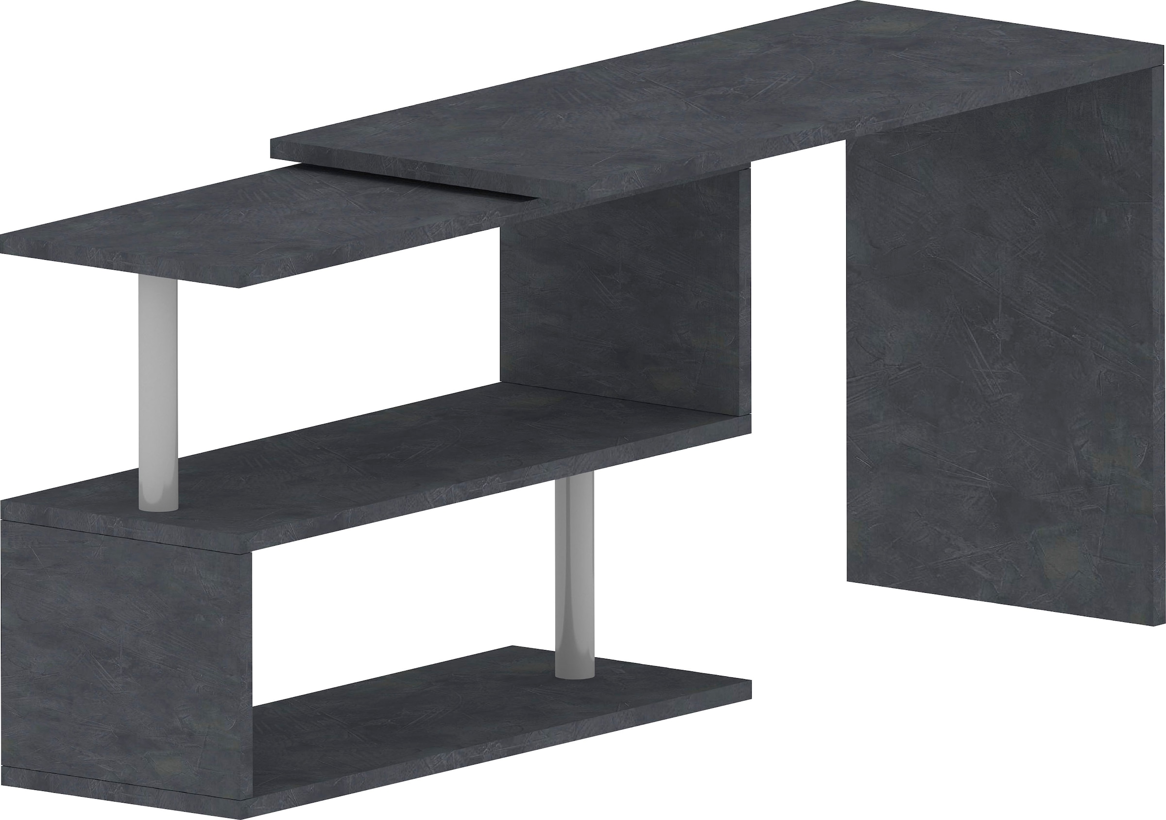 INOSIGN Schreibtisch »Volta, Made in Italy« multifunktional - als Computertisch, Eckschreibtisch oder Sideboard