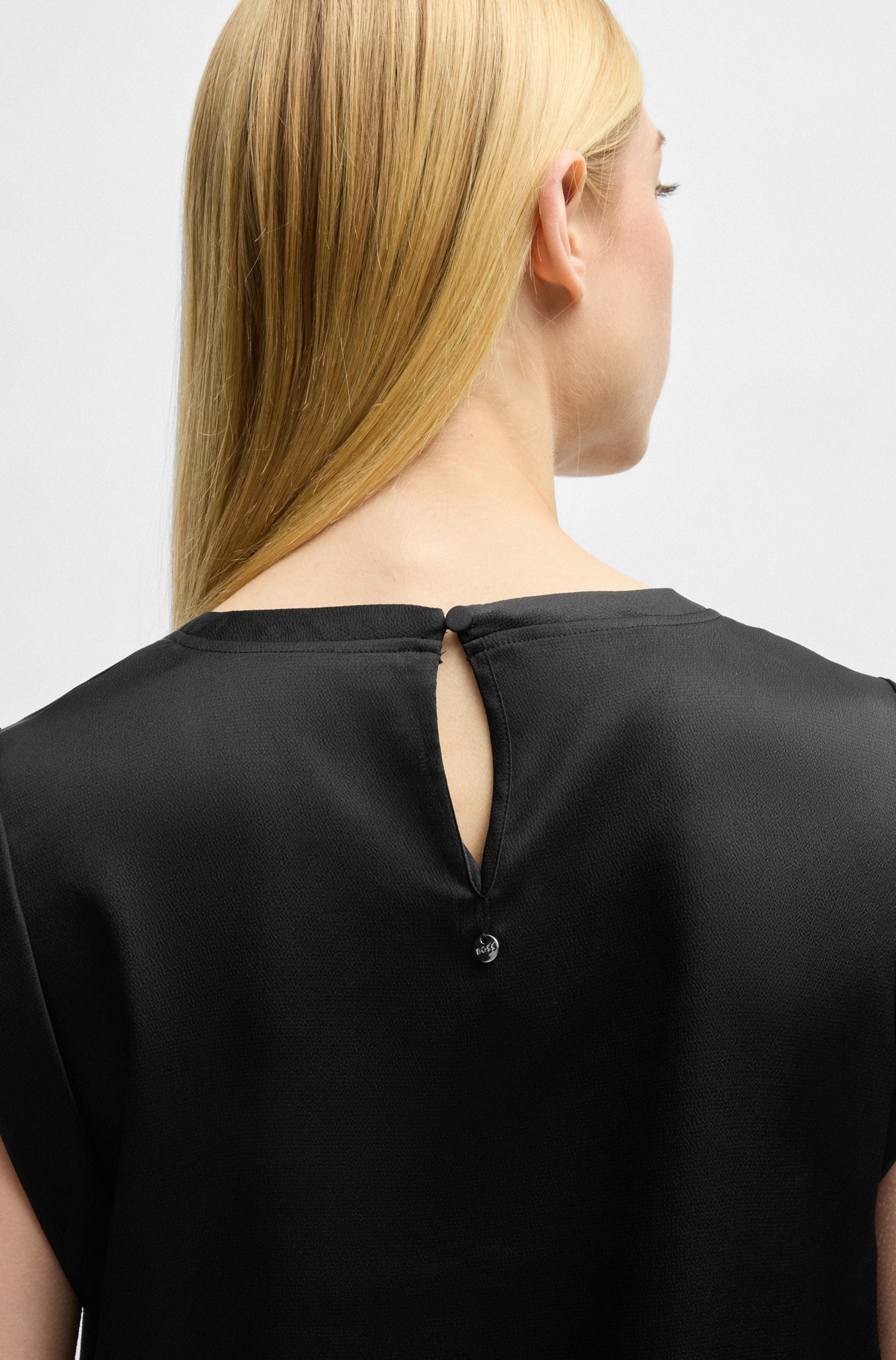 BOSS ORANGE Klassische Bluse »Ieaska Premium Damenmode« Satin Qualität