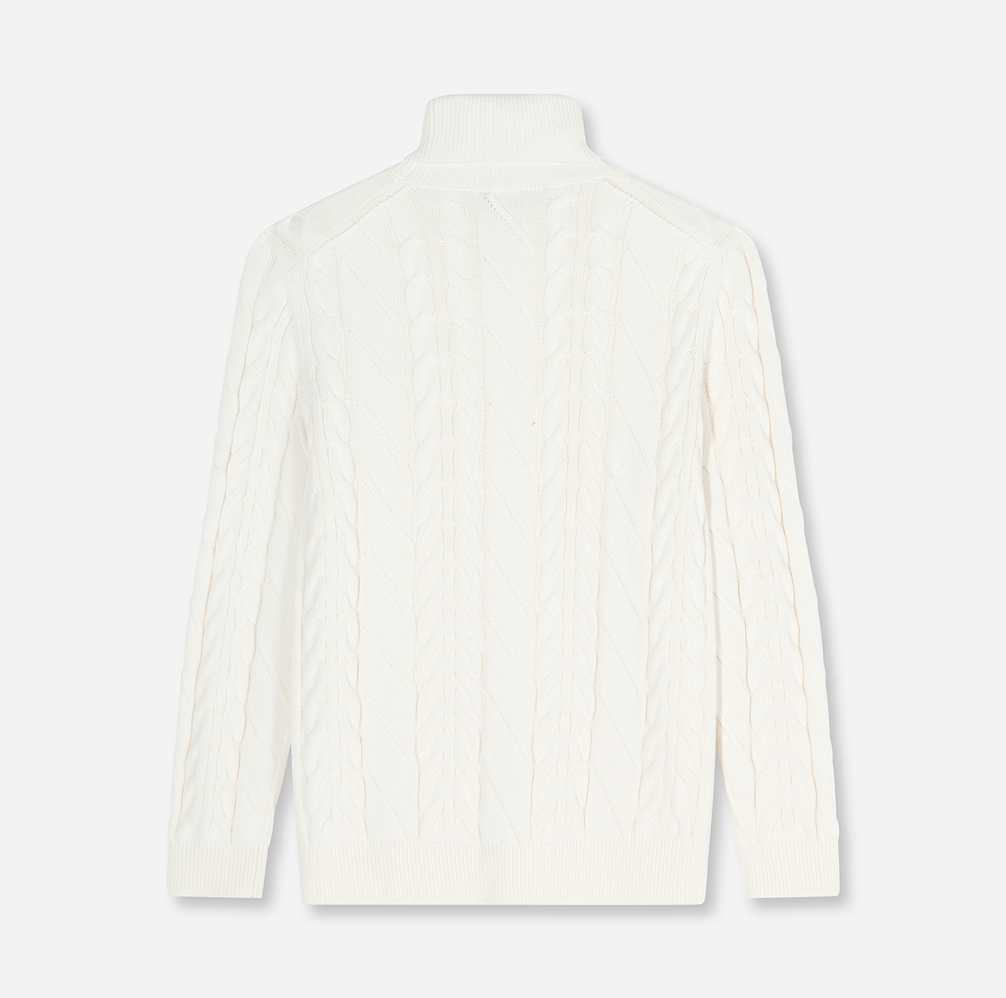 OLYMP Pull à col roulé »Casual« regular fit, mit Wollanteil, Zopfmuster