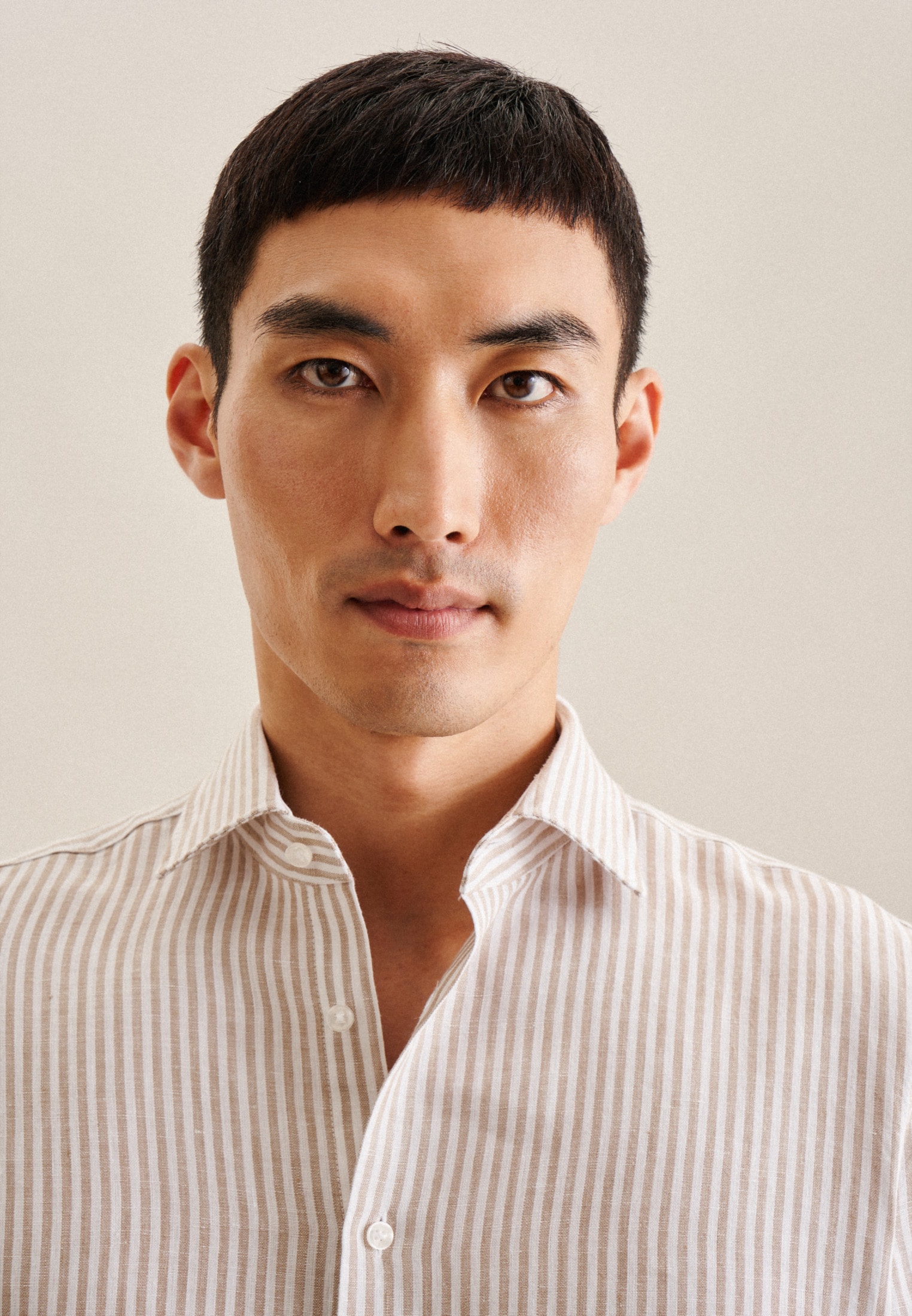 seidensticker Chemise d'affaires »Shaped« Shaped 1/1 Kentkragen Streifen