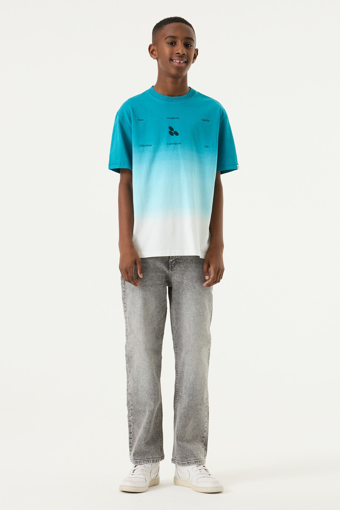Garcia T-shirt imprimé Style batik et imprimé, pour garçons