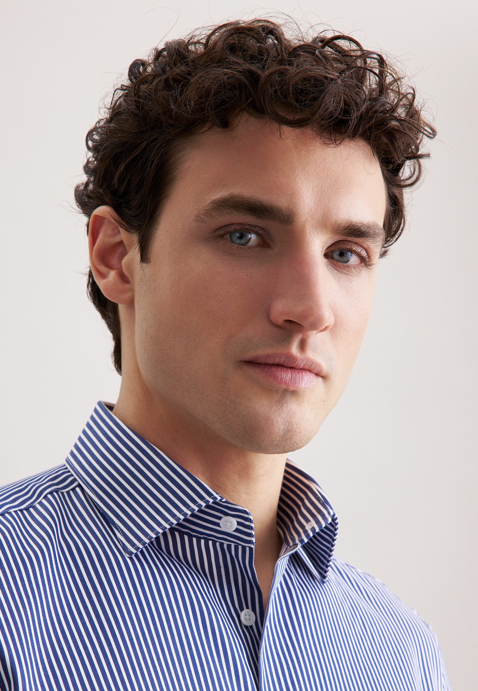 seidensticker Chemise d'affaires »Schwarze Rose« Slim 1/1 Kentkragen Gestreift