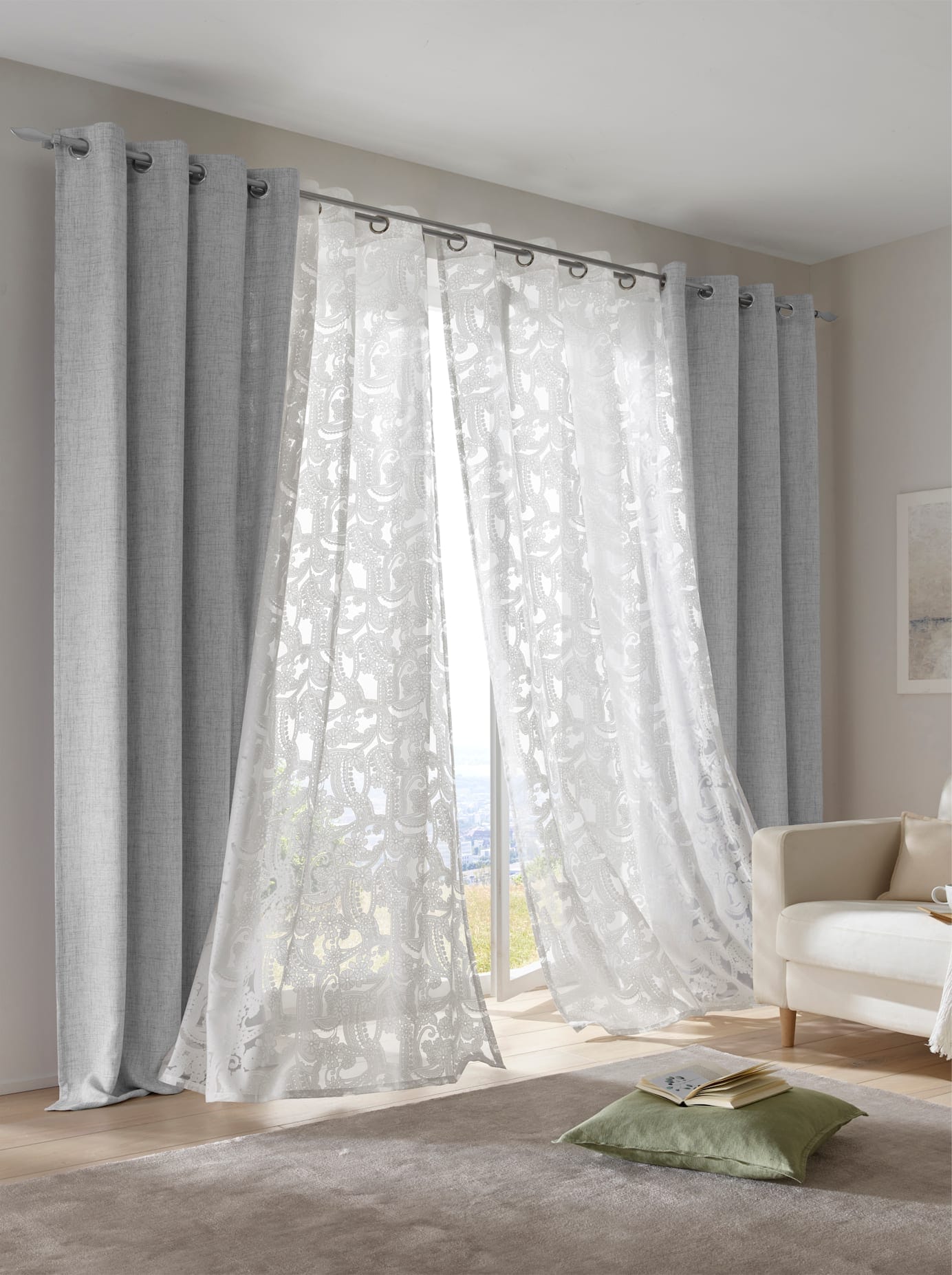 heine home Rideau Bande multifonctionnelle 1 cuis tlg.
