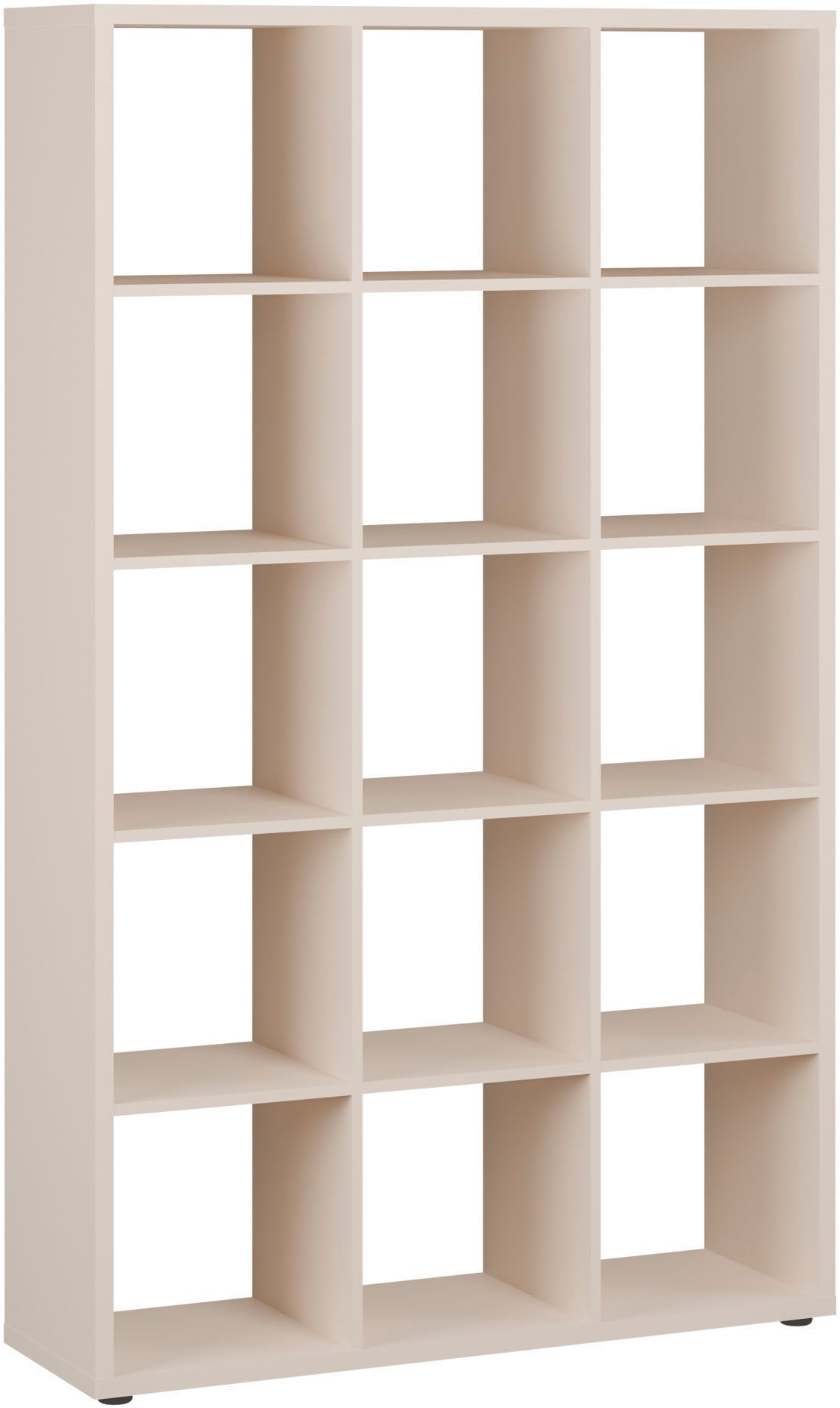 FORTE Étagère sur pied »Mauro, Raumteiler, sorgt für Stil und Ordnung« L/H/P env. 107/176/32 cm,  5 compartiments, chaque compartiment supporte jusqu’à 5 kg, taille compartiment 33x33cm