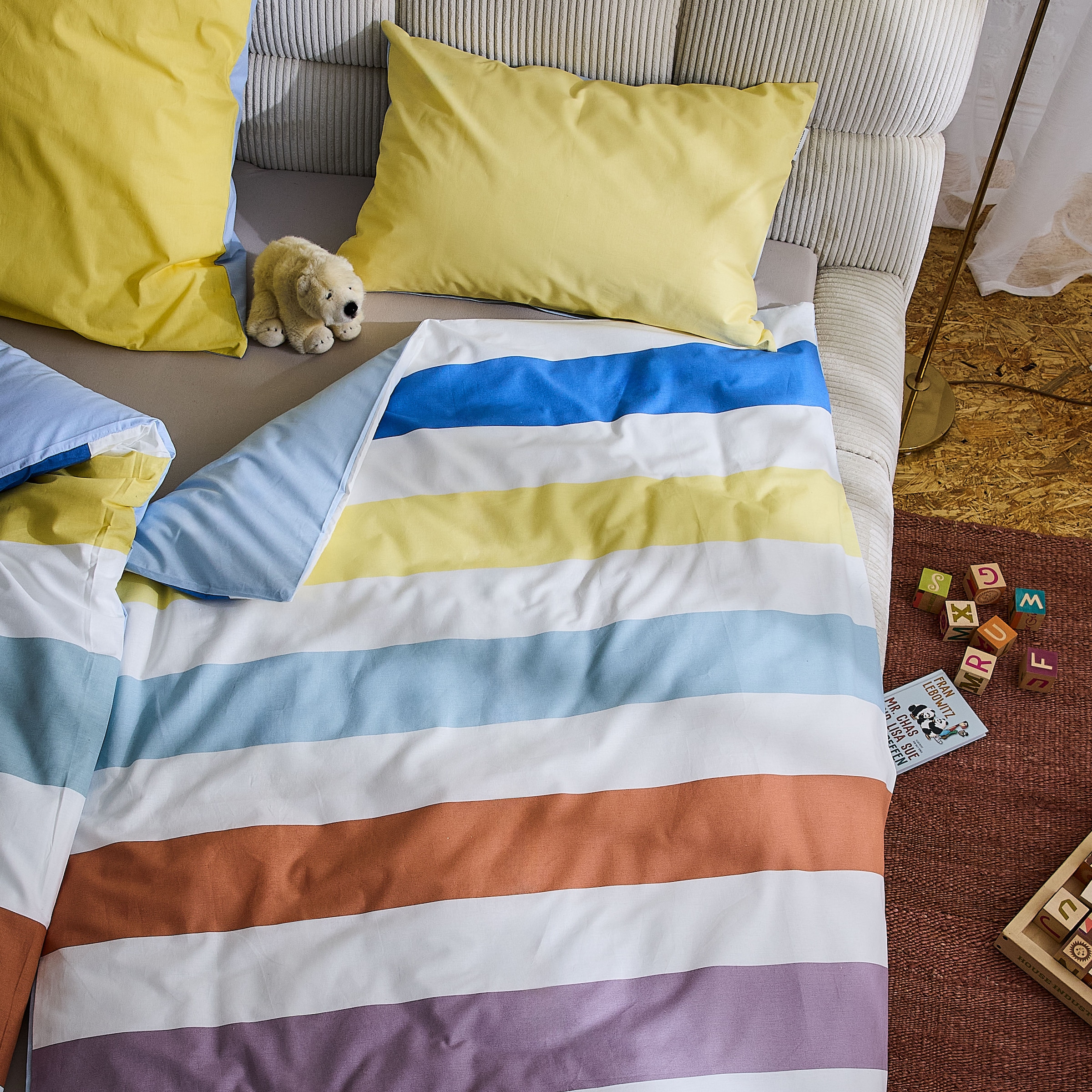 TOM TAILOR HOME Linge de lit pour bébé »TWO-TONE SOLID COLORS in Gr. 100x135cm« 2 cuis new bedroom, étiquette tissée