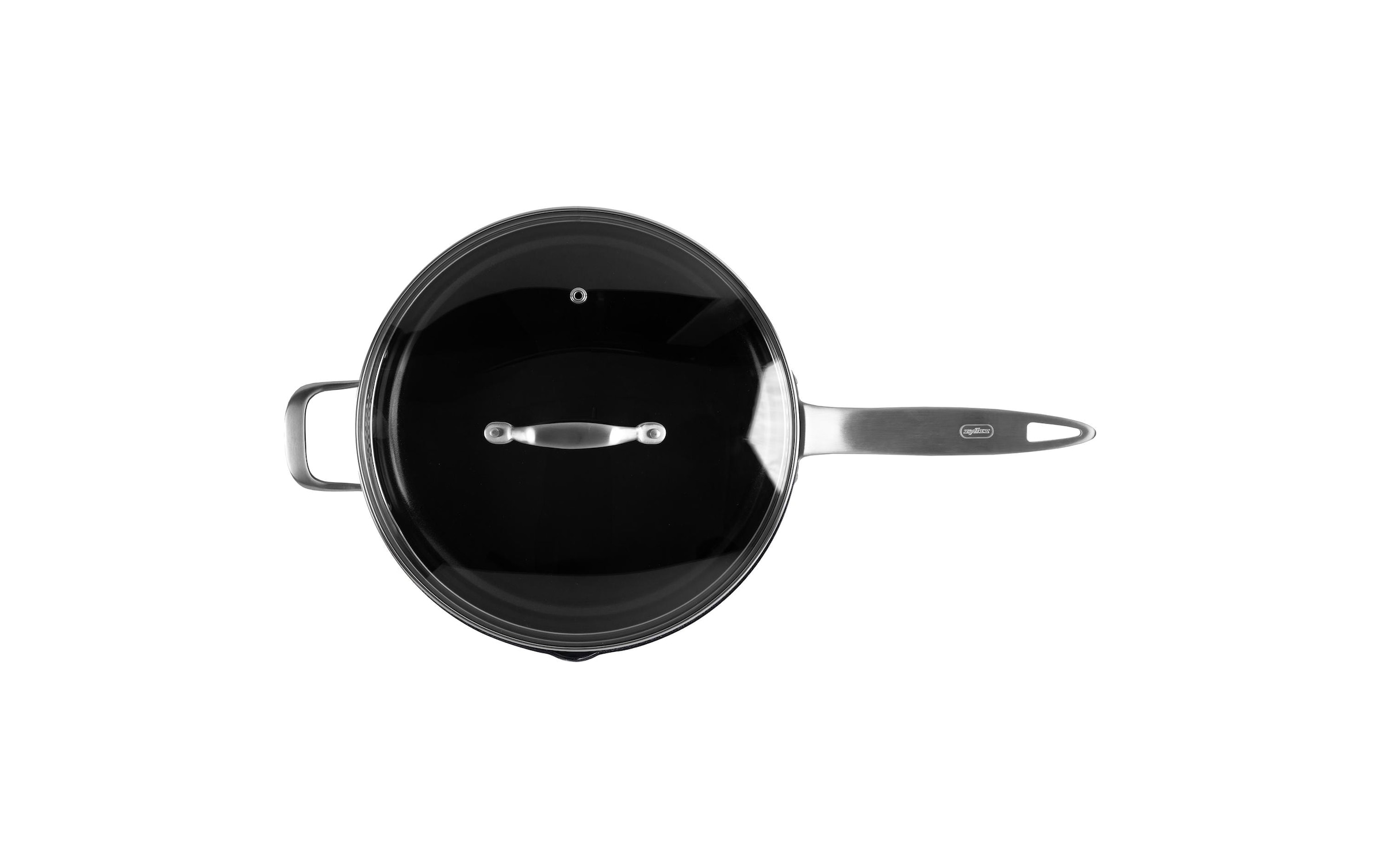 zyliss Poêle à frire »Ultimate Pro mit Glasdeckel 28 cm« Keramik Hochwertige Bratpfanne