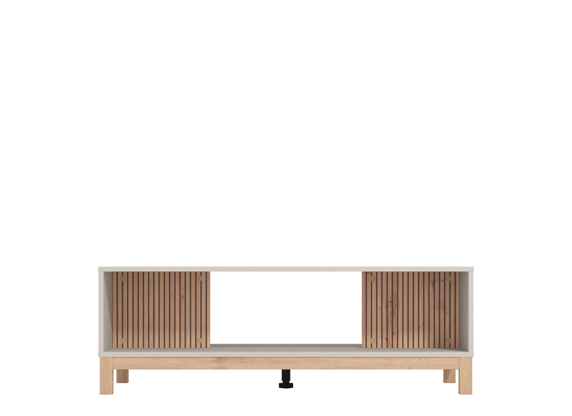Home affaire Table basse »Essex, Wohnzimmertisch, Sofatisch, Beistelltisch, Kaffeetisch« Chêne Artisan & rayures noires, profil MDF, ABS 1mm, moderne
