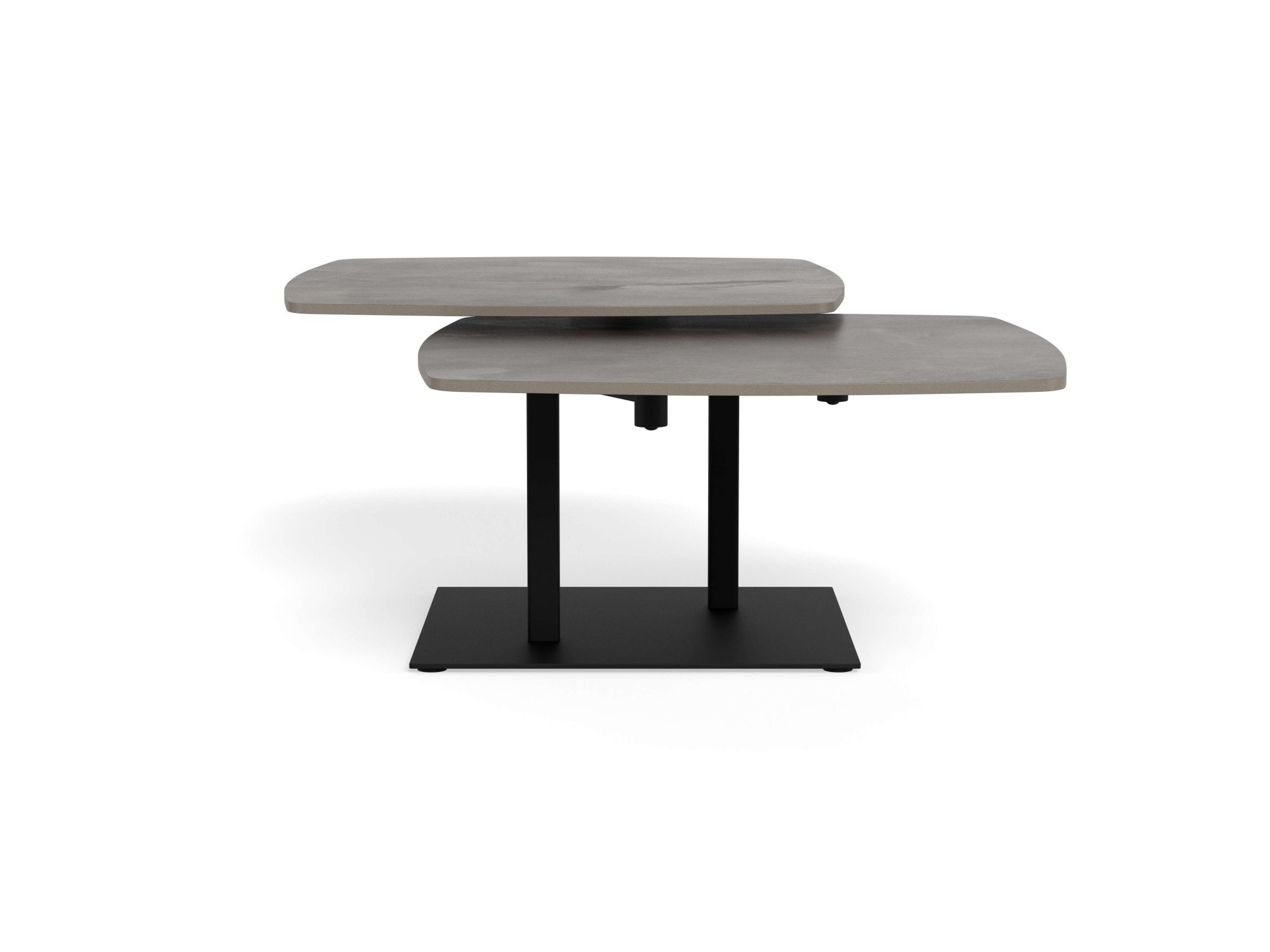 ACTONA GROUP Table basse »Carballo« table, grise, rotation,122x70x40cm