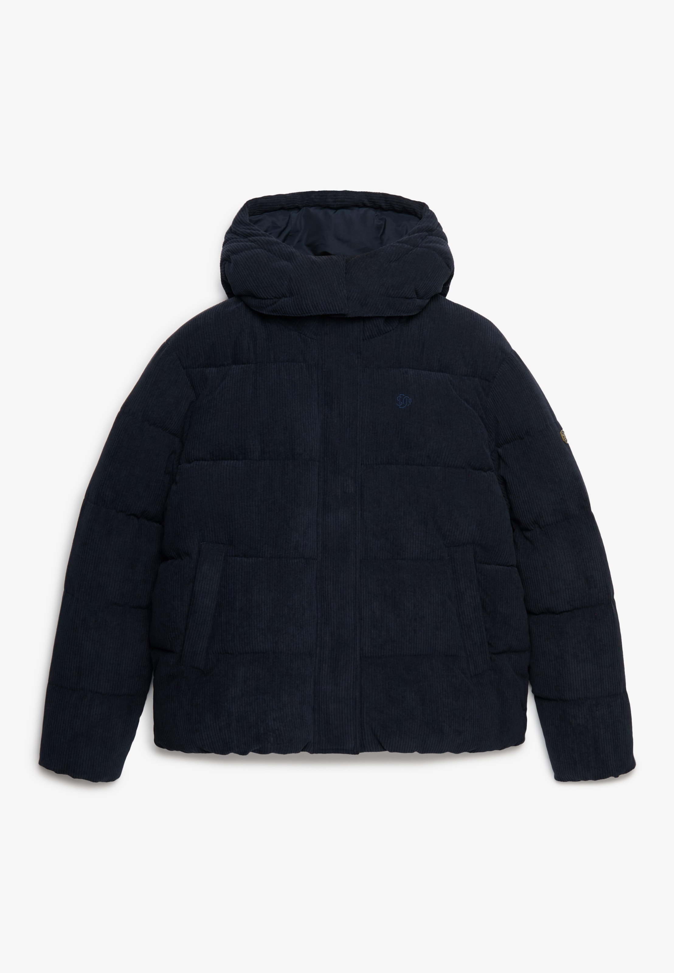 Superdry Steppjacke »PREMIUM HOOD CORD PUFFER JKT« Kunstfaser, relaxed fit, aus Cord