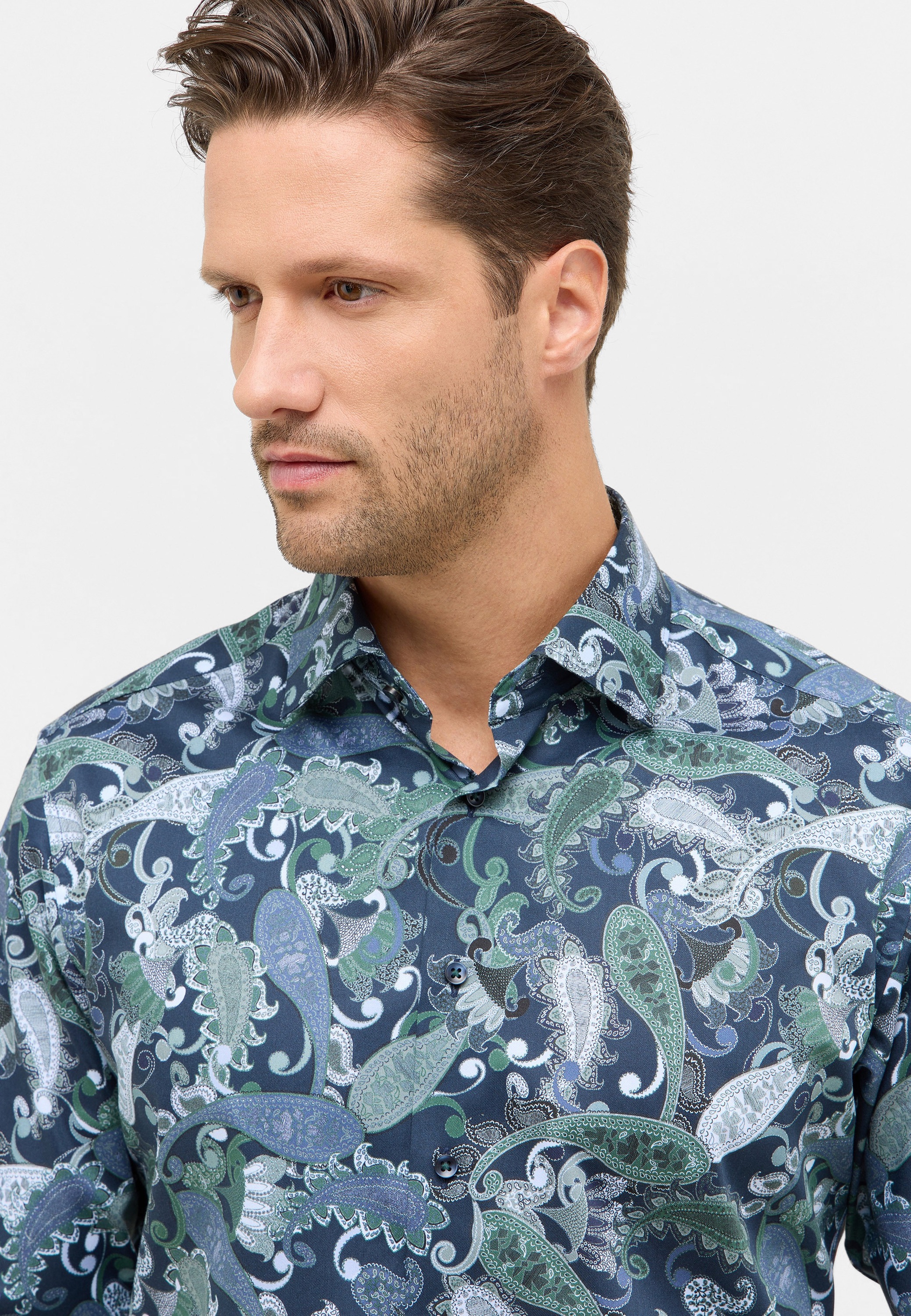 Eterna Chemise à manches longues »MODERN FIT« NON IRON (bügelfrei)