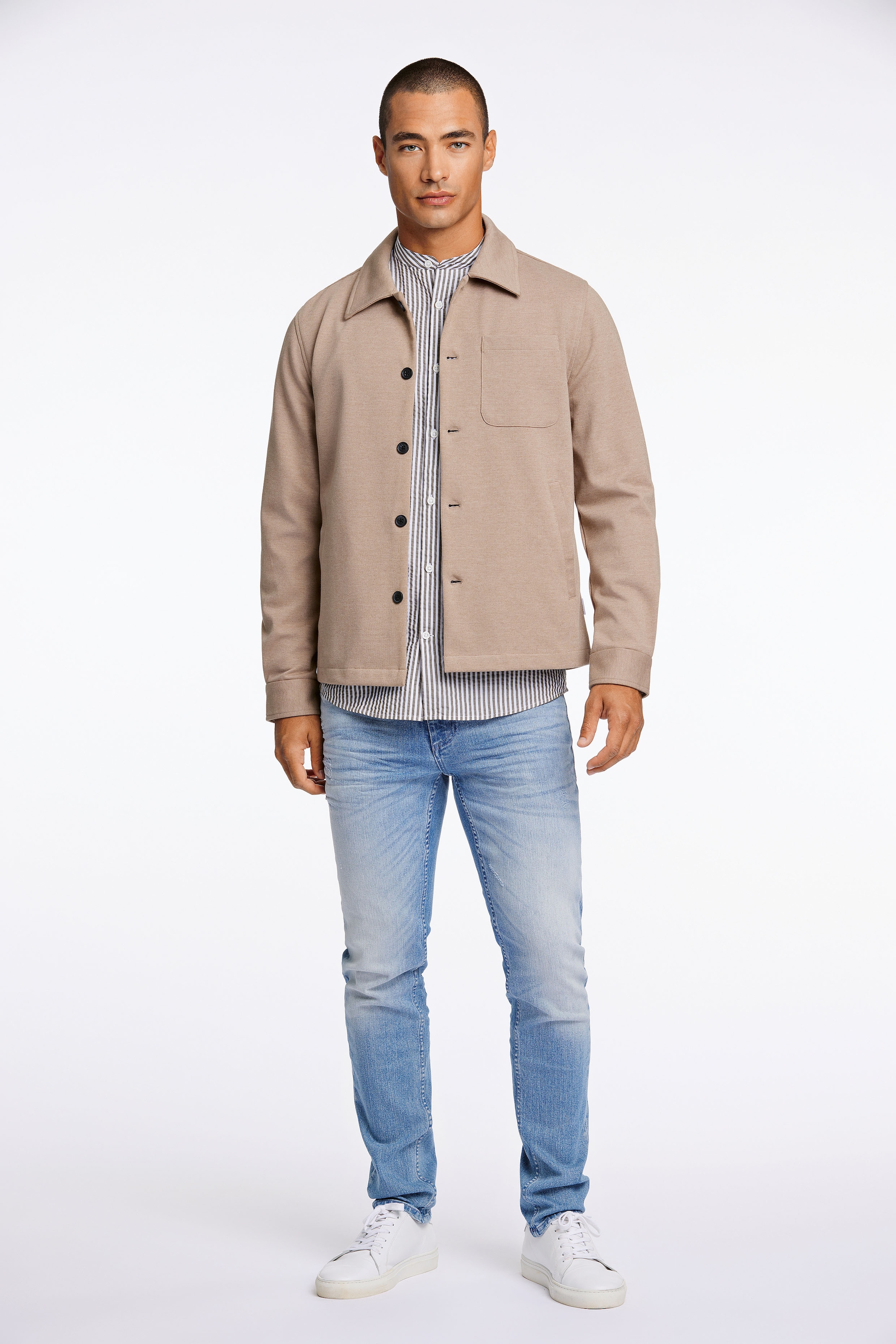 LINDBERGH Veste chemisier ohne Kapuze mit Brusttasche und Eingrifftaschen