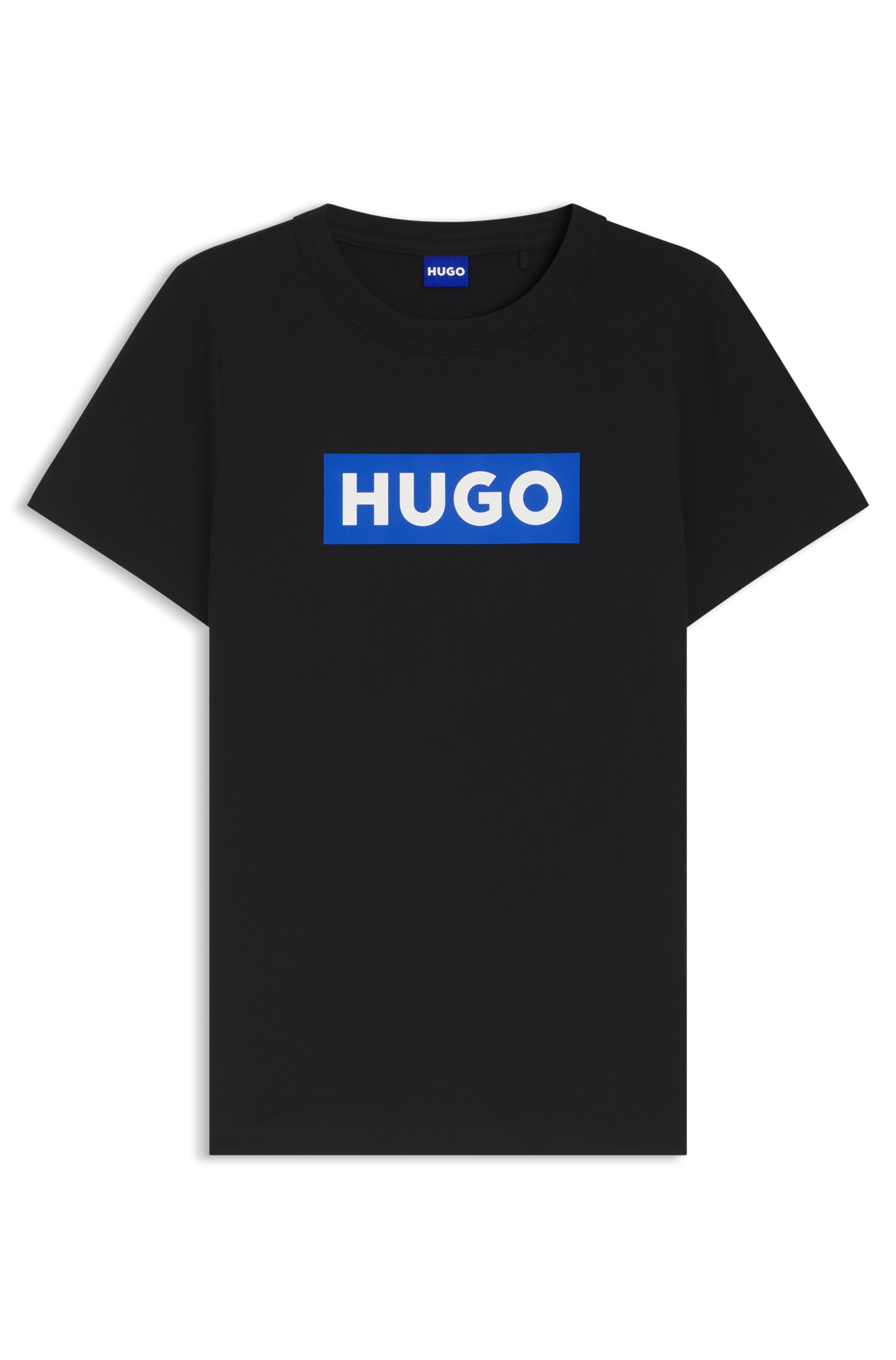 HUGO Blue T-shirt »Classic Tee« mit Rundhals, Logodruck