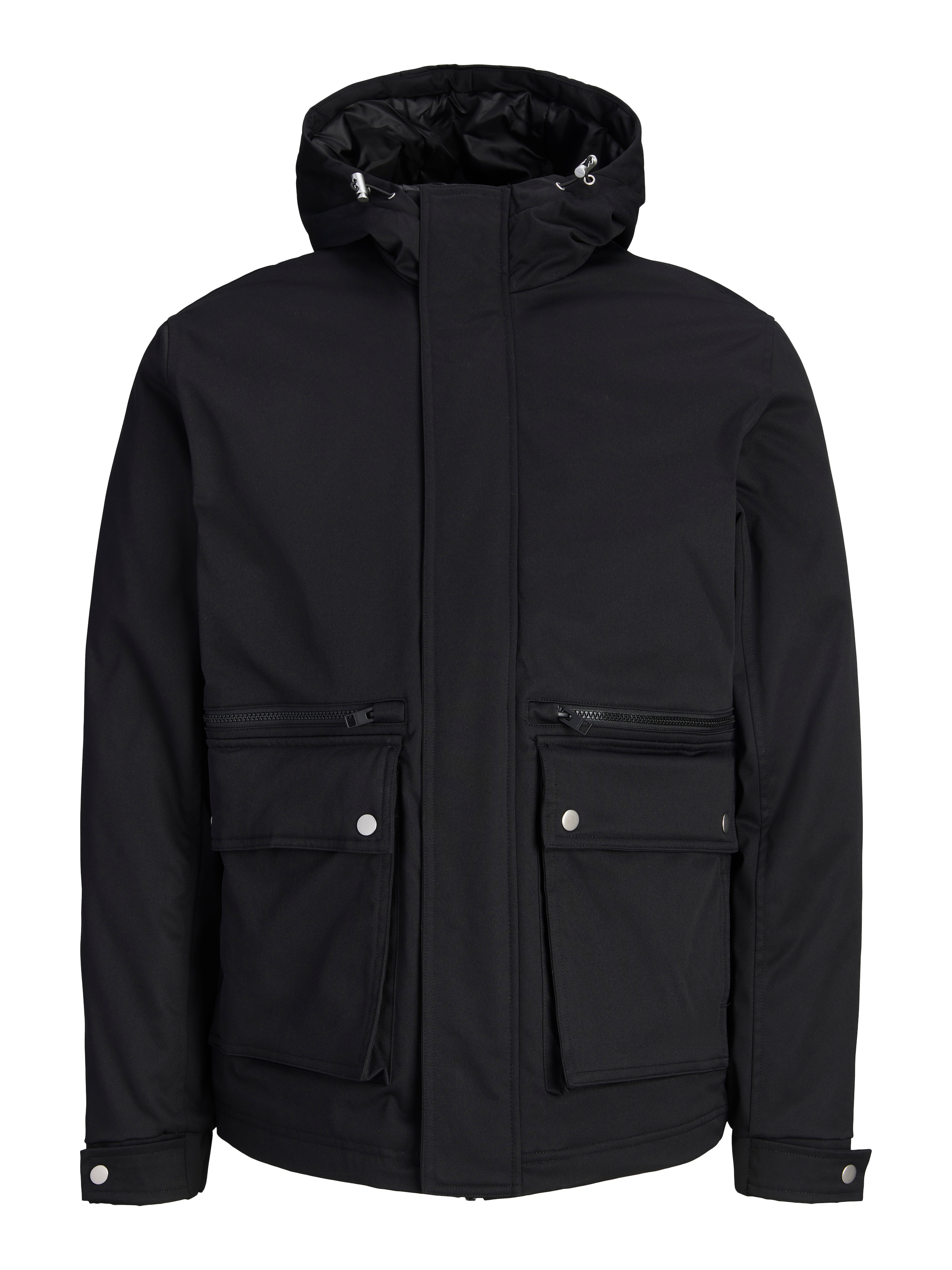 Jack & Jones Parka »JJEWOLF PARKA JACKET NOOS« avec capuche fibre synthétique, coupe régulière