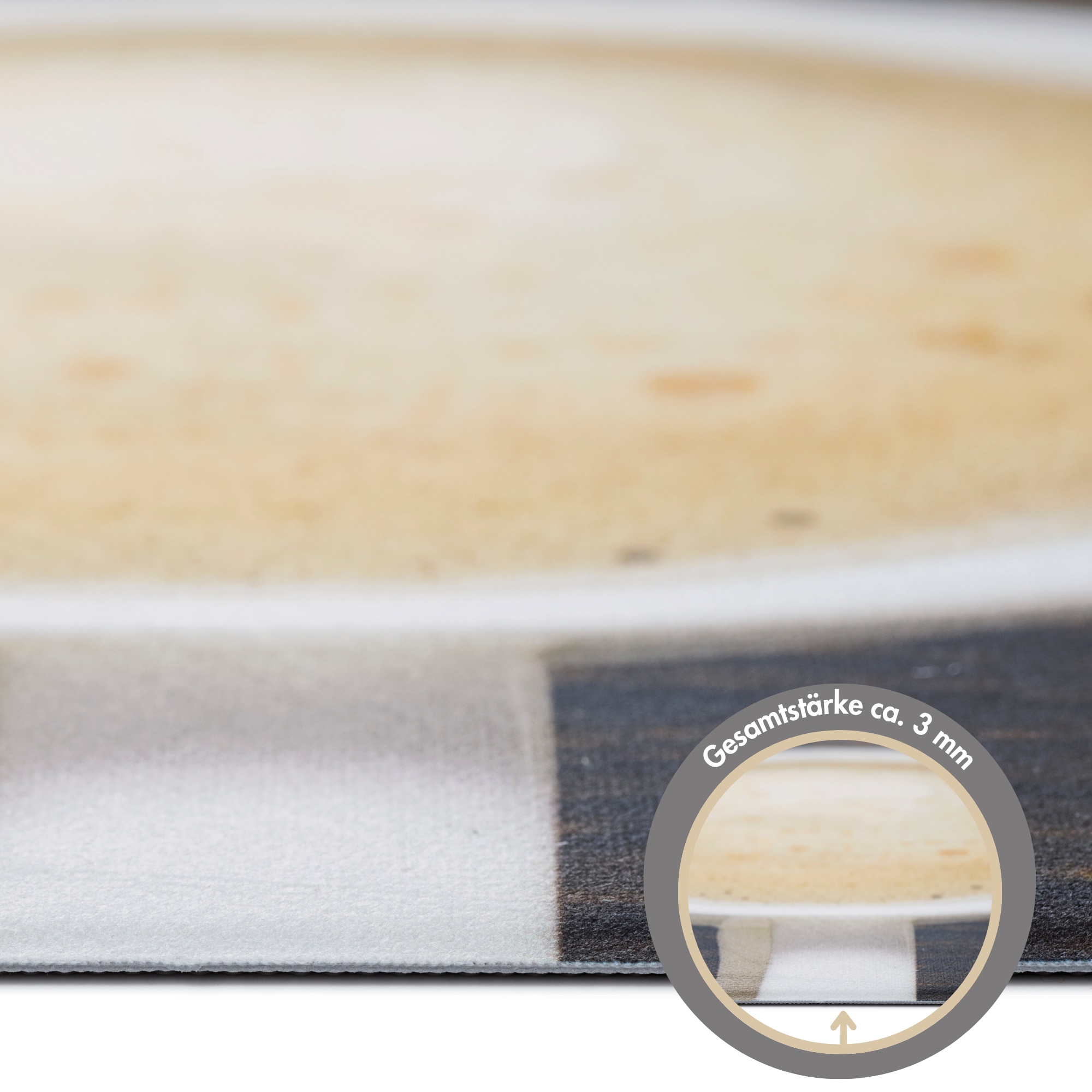 Andiamo Chemin de table »Kitchen« Rectangulaire 3 mm Höhe Vinyl-Küchenläufer, moderne Küchenmotive, Pasta, Gewürze, Kaffee