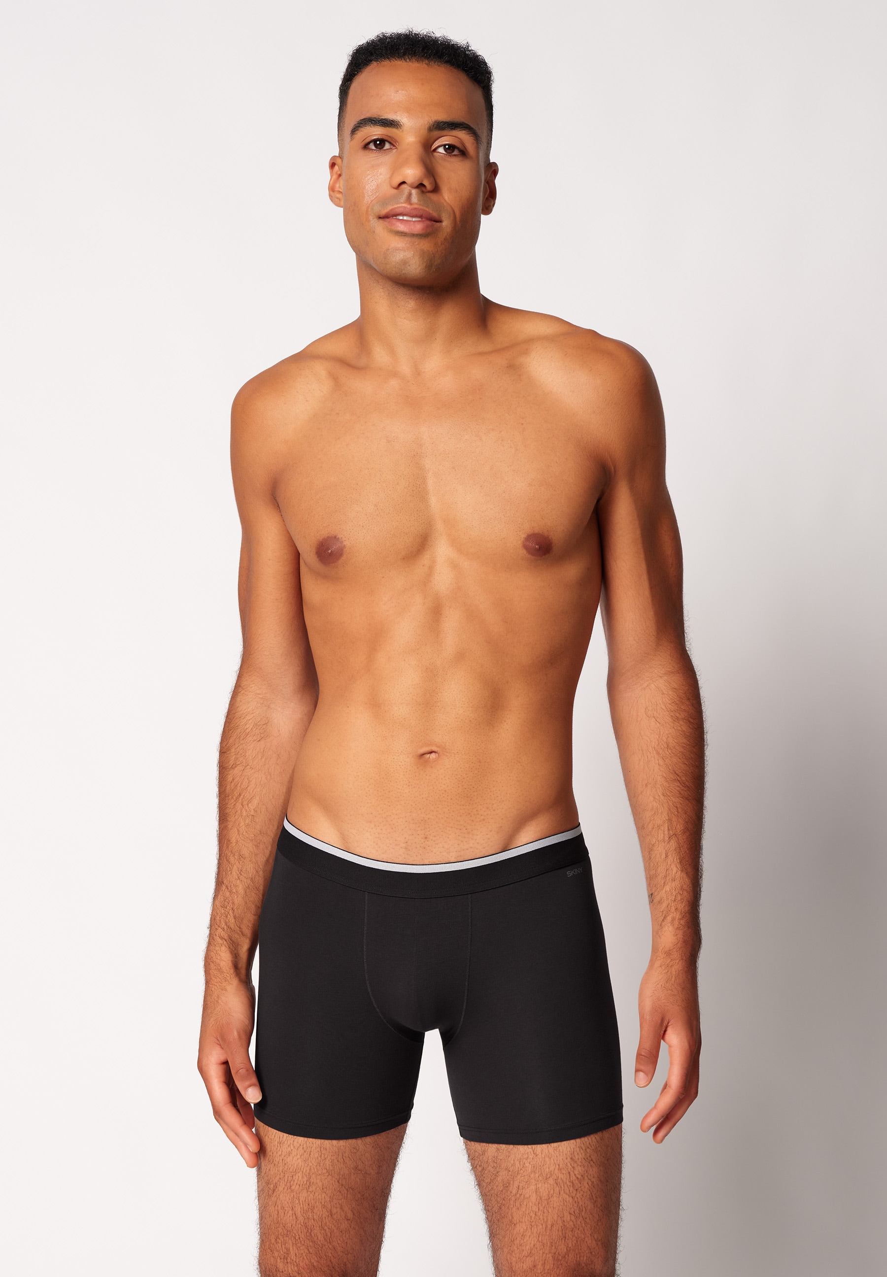 Skiny Lange Unterhose »Cotton Multipack« 2er Pack,  bequem, elastisch, basic, weich, Baumwollmix