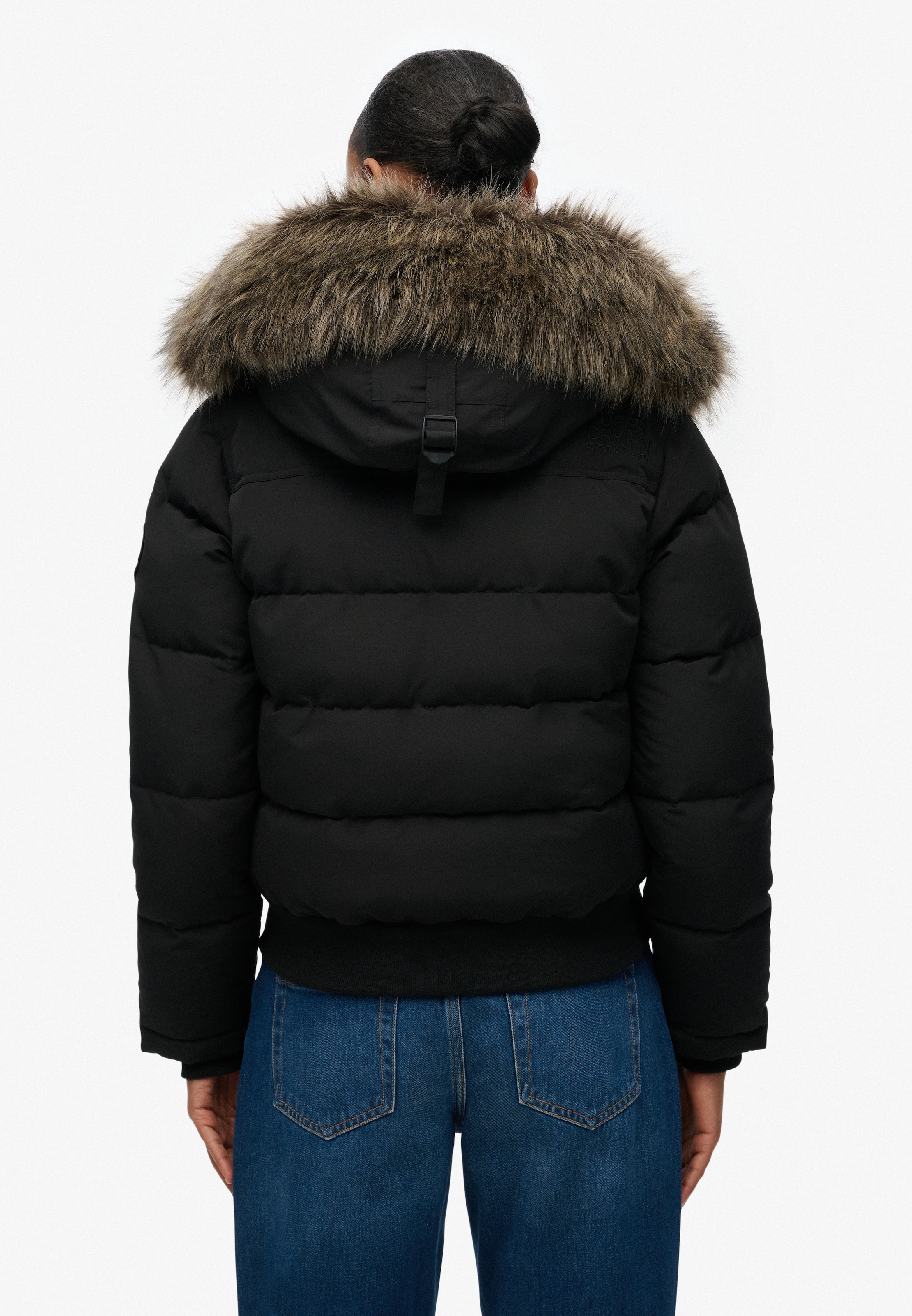Superdry Steppjacke »EVEREST HOODED BOMBER JKT« mit Kapuze