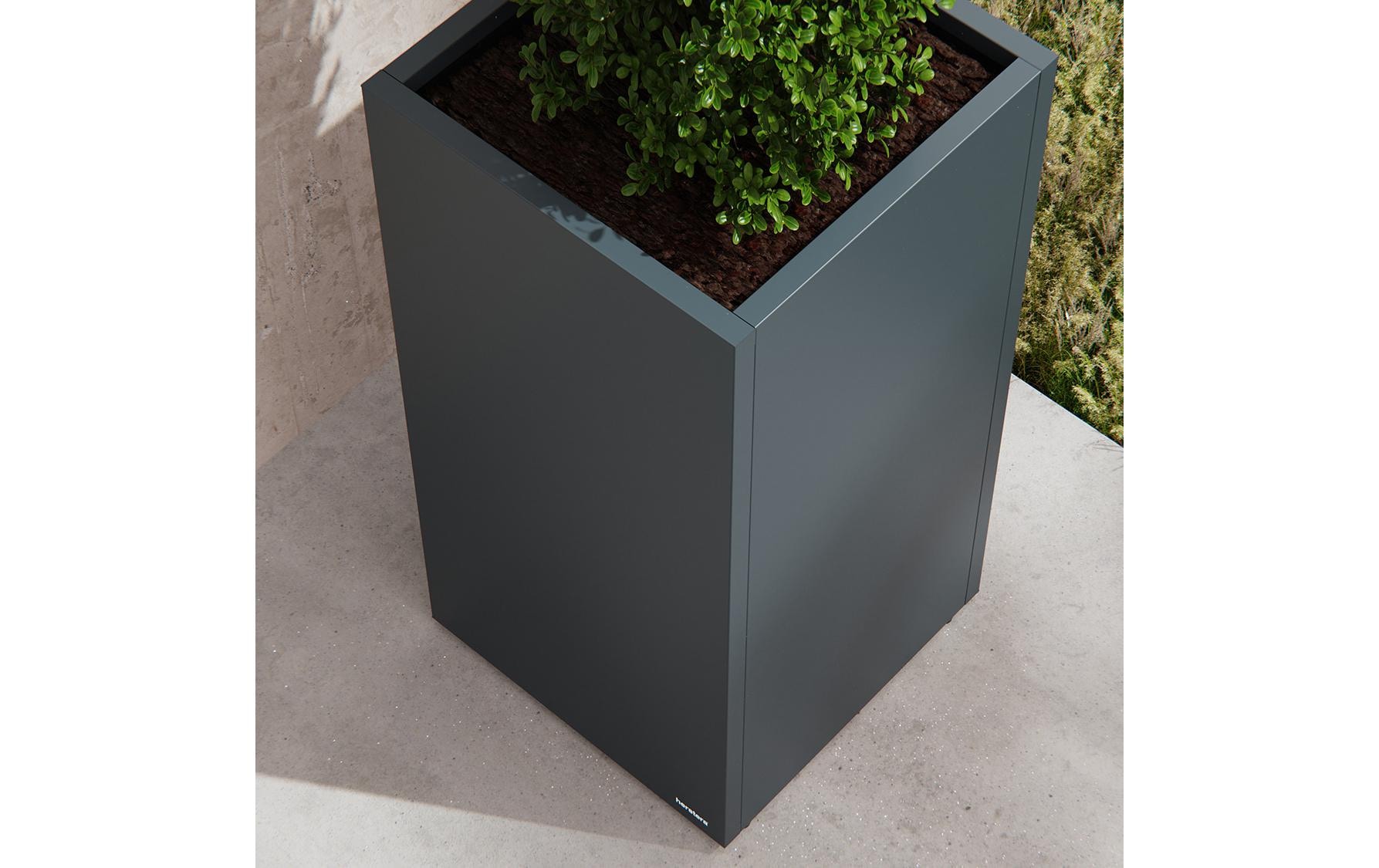 Herstera Garden Bac à plantes »Metall Säulen 50 x 50 x 100 cm«