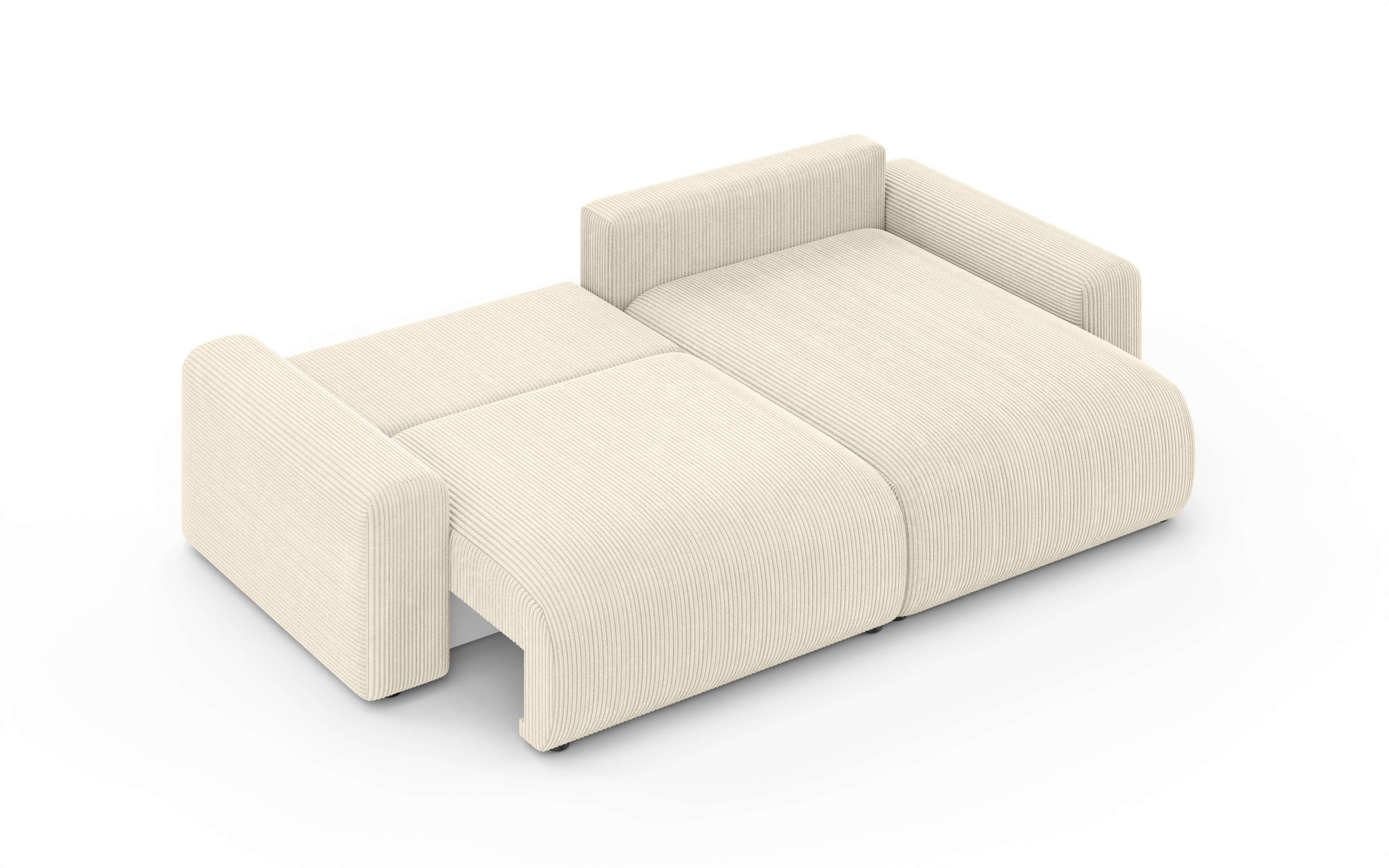 Home affaire Ecksofa »LAKESIDE klein mit Bettfunktion und Bettkasten, B/T/H 235/142/84 cm« L-Form, Recamiere beidseitig montierbar, mit Wellenunterfederung