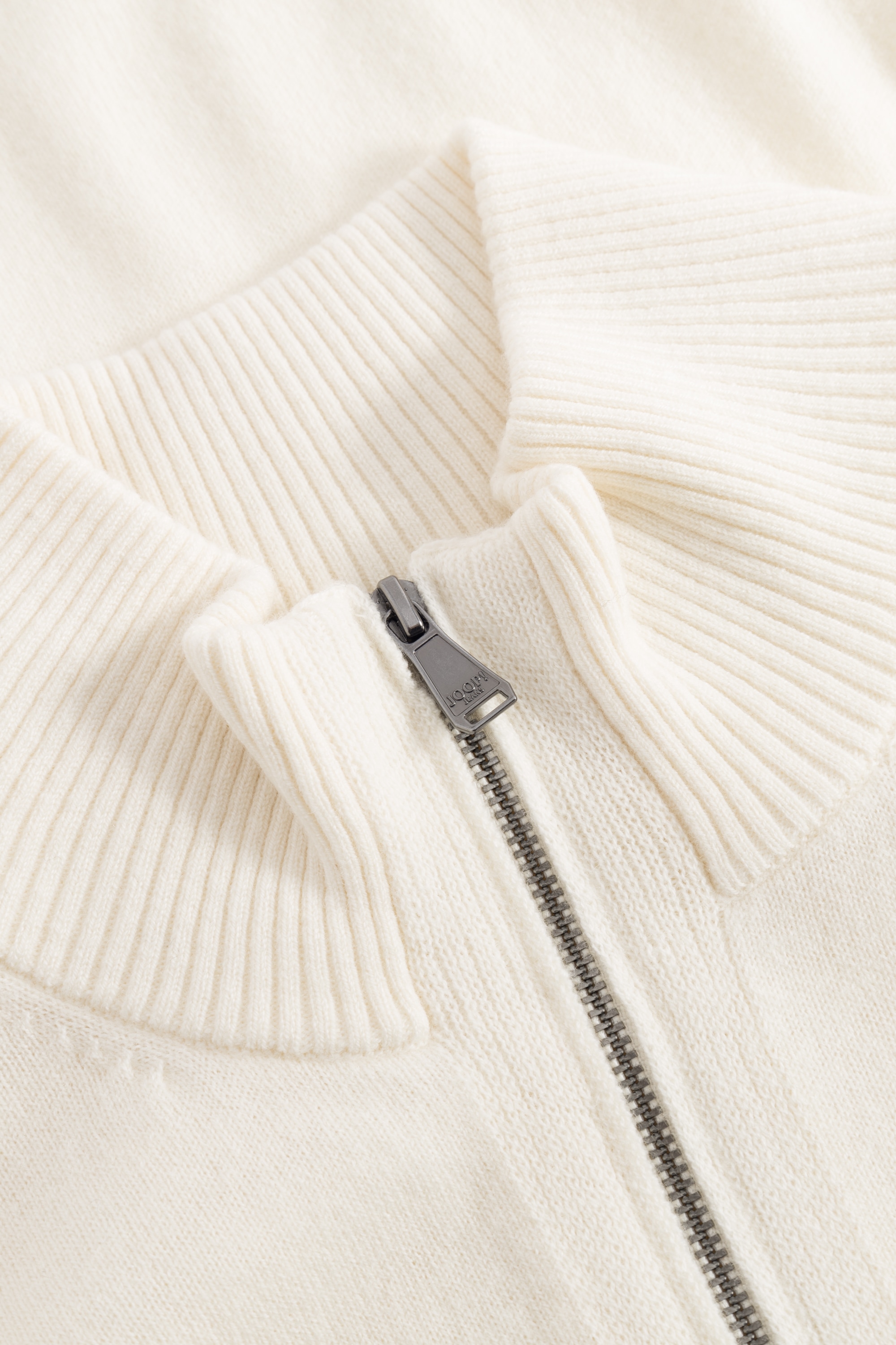 Joop Jeans Strickpullover »Lauriono«, mit Reissverschluss
