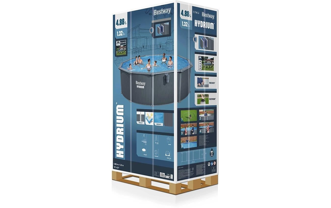 Bestway Piscine »Hydrium Komplett-Set 488 x 132 cm«