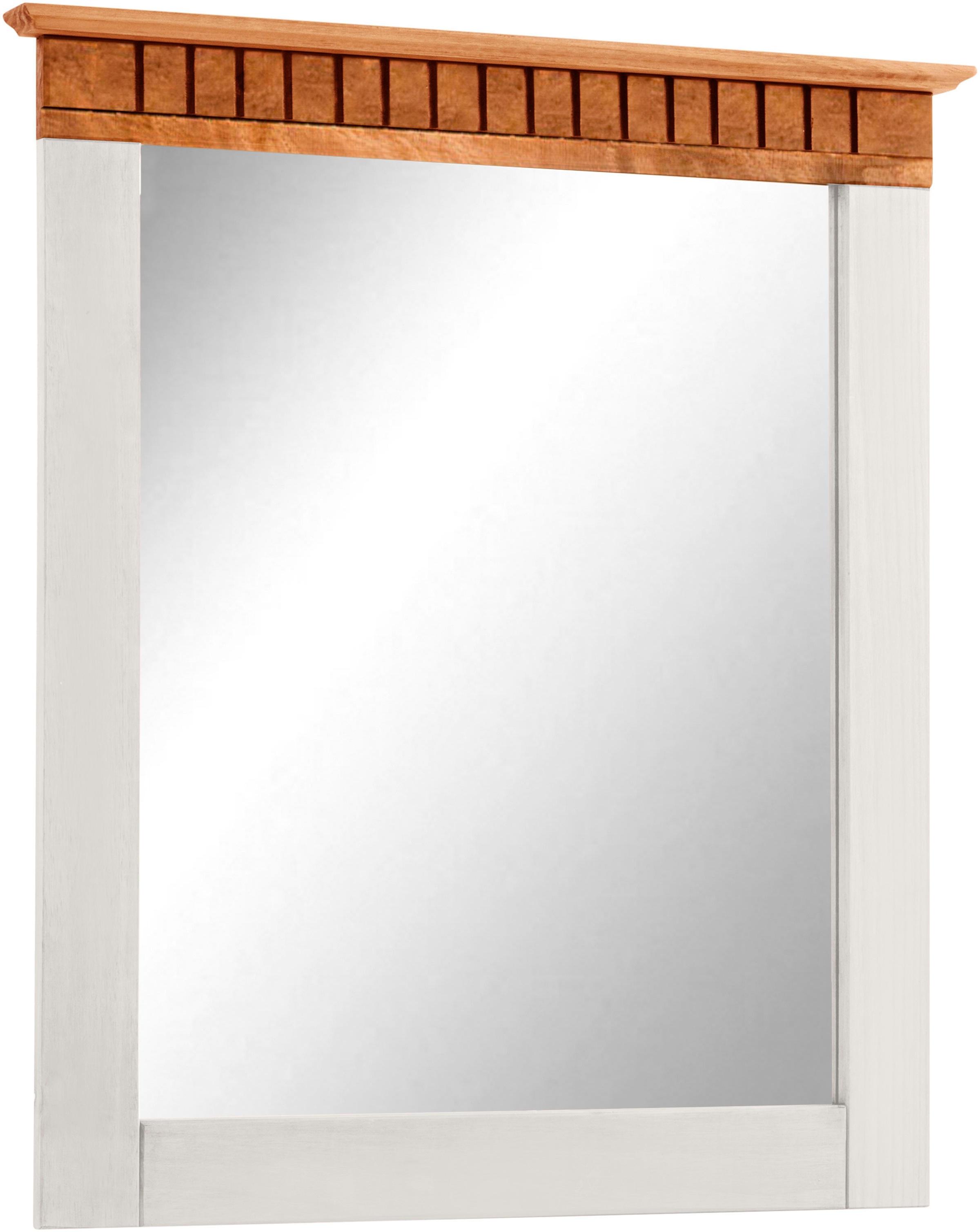 GOODproduct Miroir de vestiaire »Lisa« mit dekorativen Fräsungen, Spiegelfläche ca. 44 x 56 cm