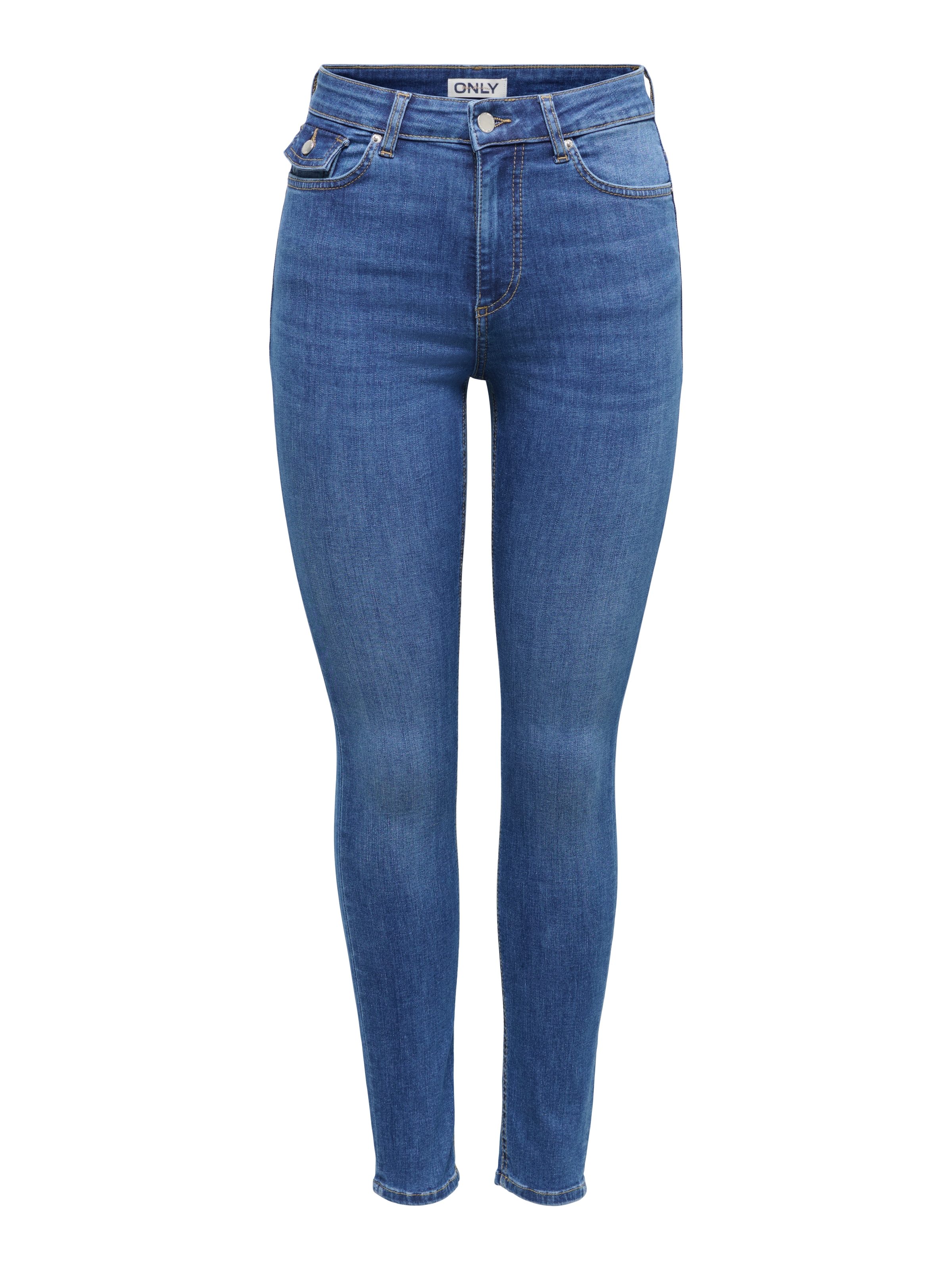 ONLY Skinny-fit-Jeans »ONLLILO HW SKINNY ANK DNM AZG BF« Baumwollmischung