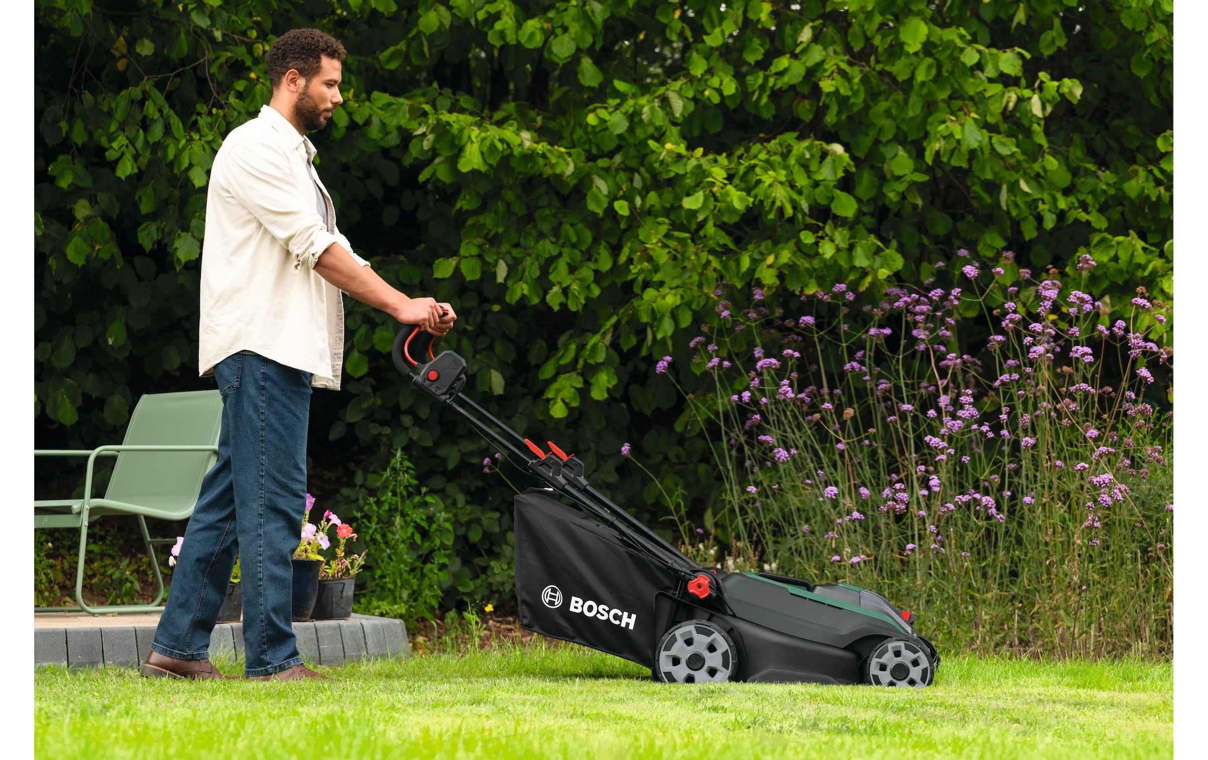 BOSCH Akkurasenmäher »ROTAK18V2-43 Solo«