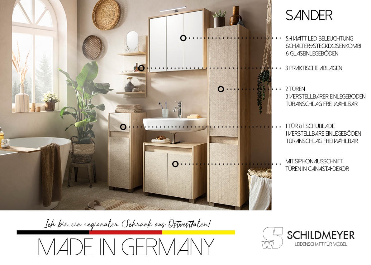 Schildmeyer Unterschrank »Sander, Breite 30,2 cm« Made in Germany
