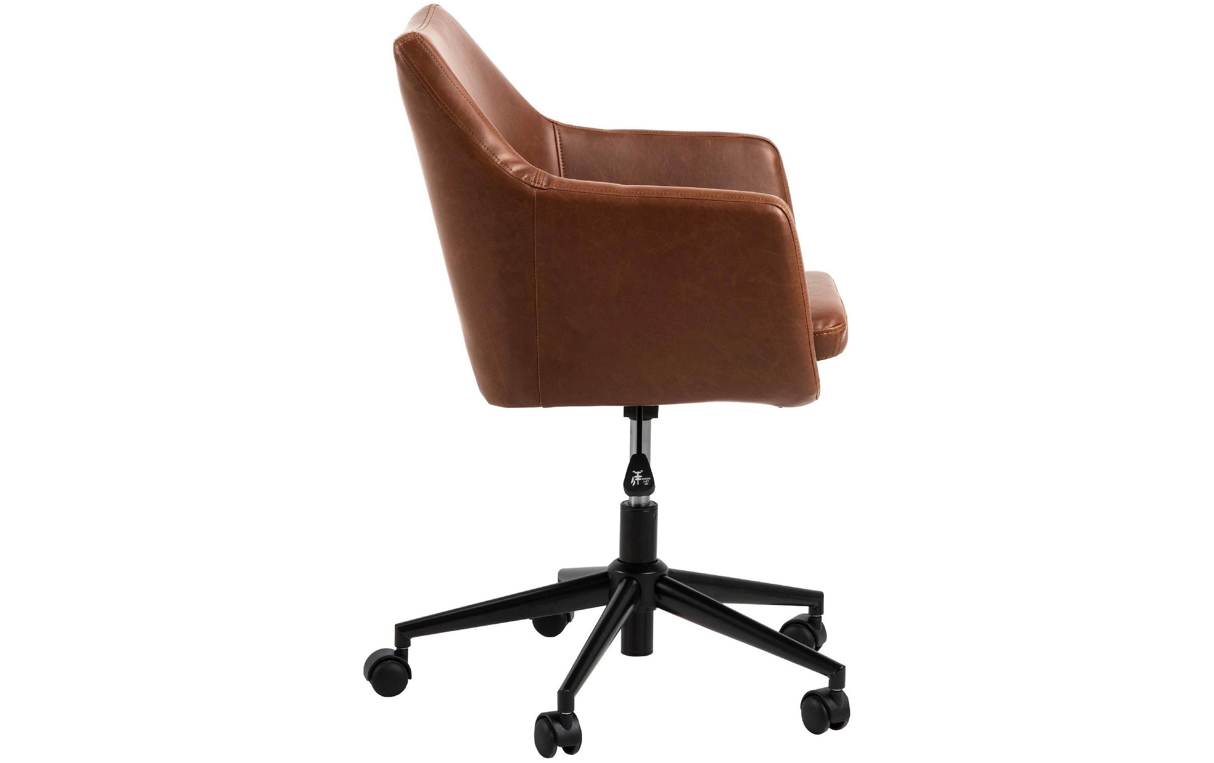 AC Design Chaise de bureau »Nora mit Polsterrücken und Armlehnen« ()