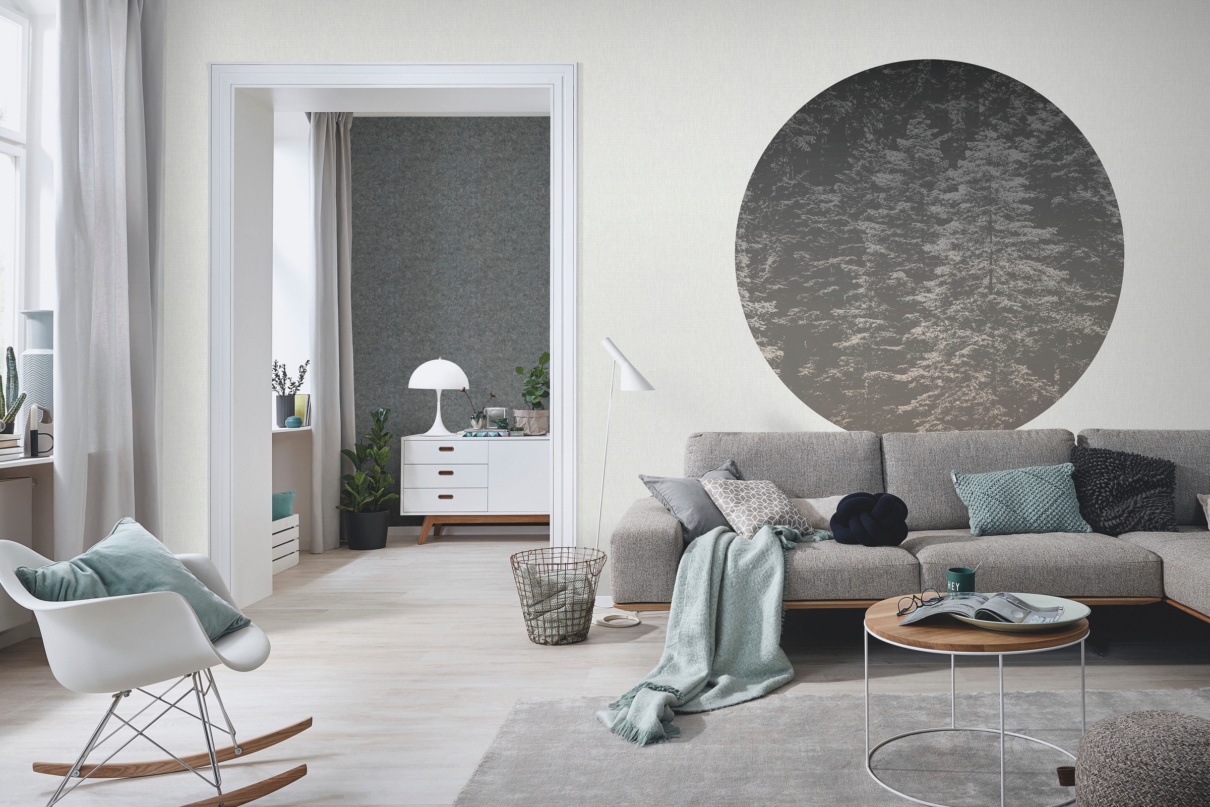 Fashion for walls Papier peint photo »Hazy Pines« Phthalate frei