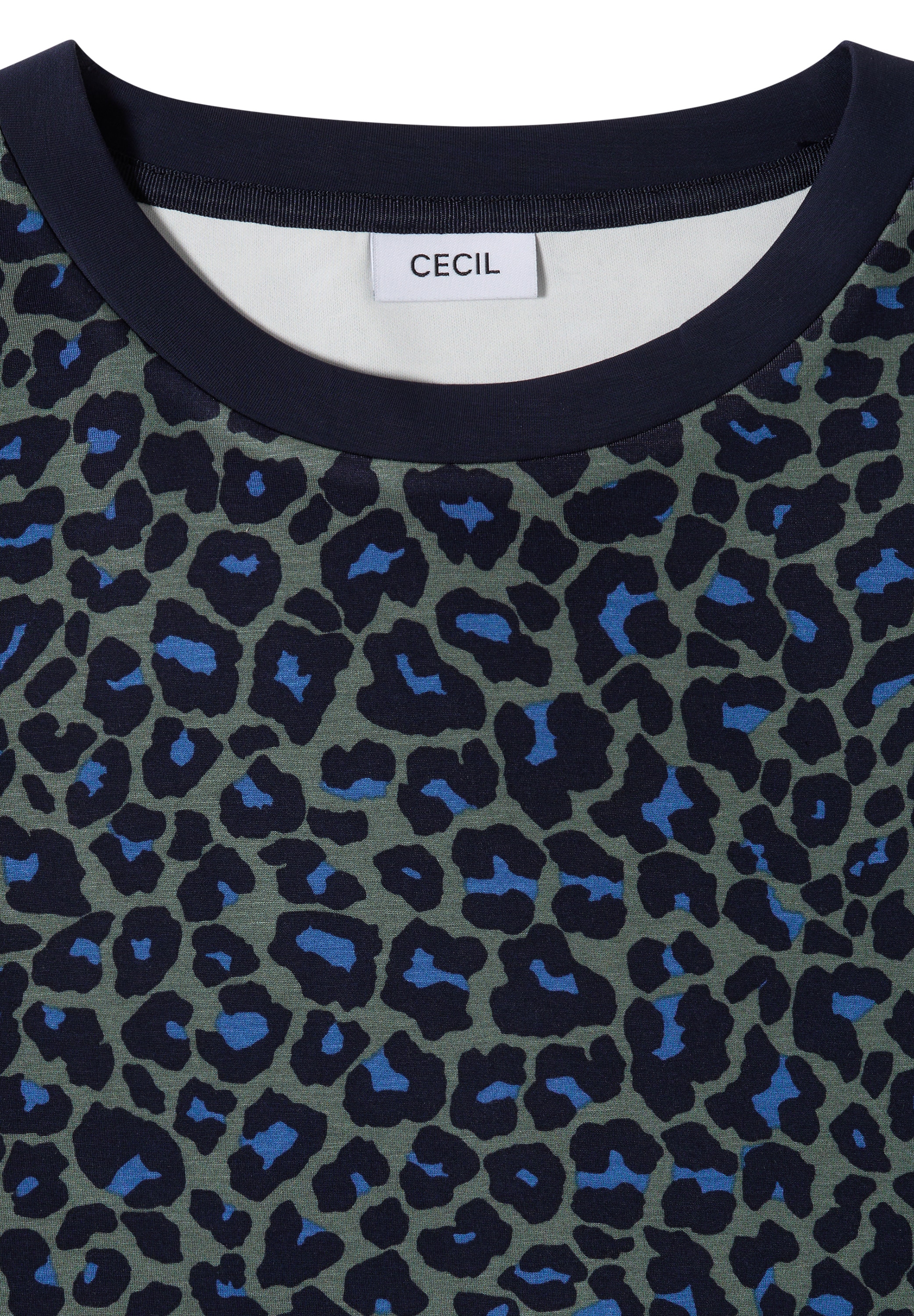 Cecil Sweater , Sommershirt / Rundhals / Animal-Print
