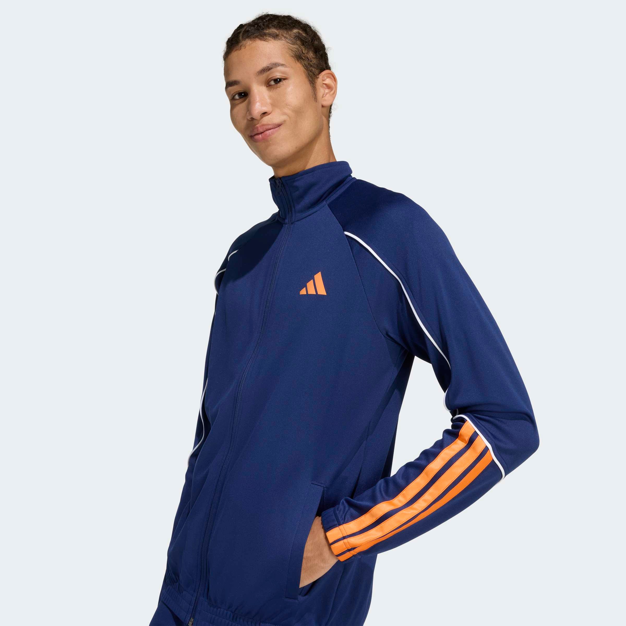 adidas Sportswear Combinaison d'entraînement »STADIUM 3-STREIFEN« 2 pièces zweiteiliges Set aus Jacke und Hose, aus leichtem Polyester