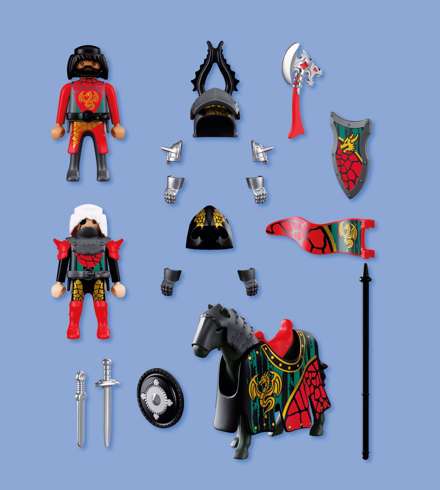 Playmobil® Konstruktions-Spielset »Anführer Drachenritter (72118), Knights« Made in Europe
