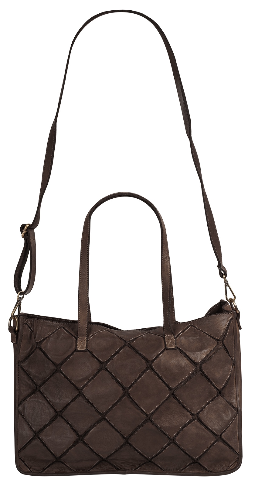 Samantha Look Shopper echt Leder, Made in Italy